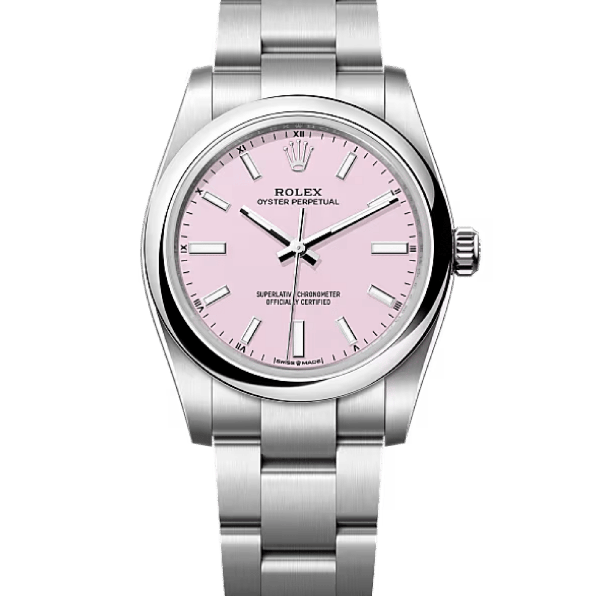 Oyster Perpetual Steel Pink Dial 34mm Product Image 1
