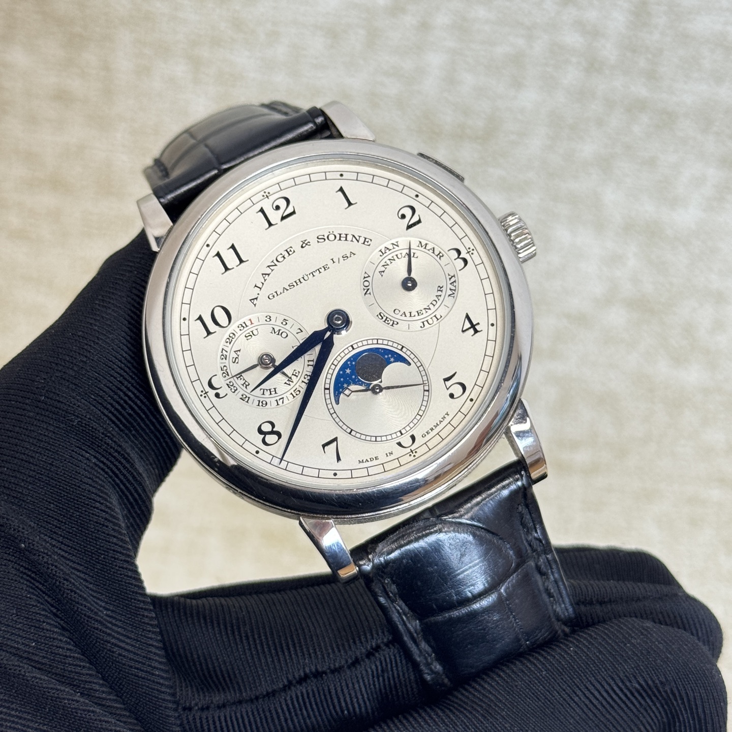 1815 Annual Calendar White Gold Silver Dial 40mm Product Image 4