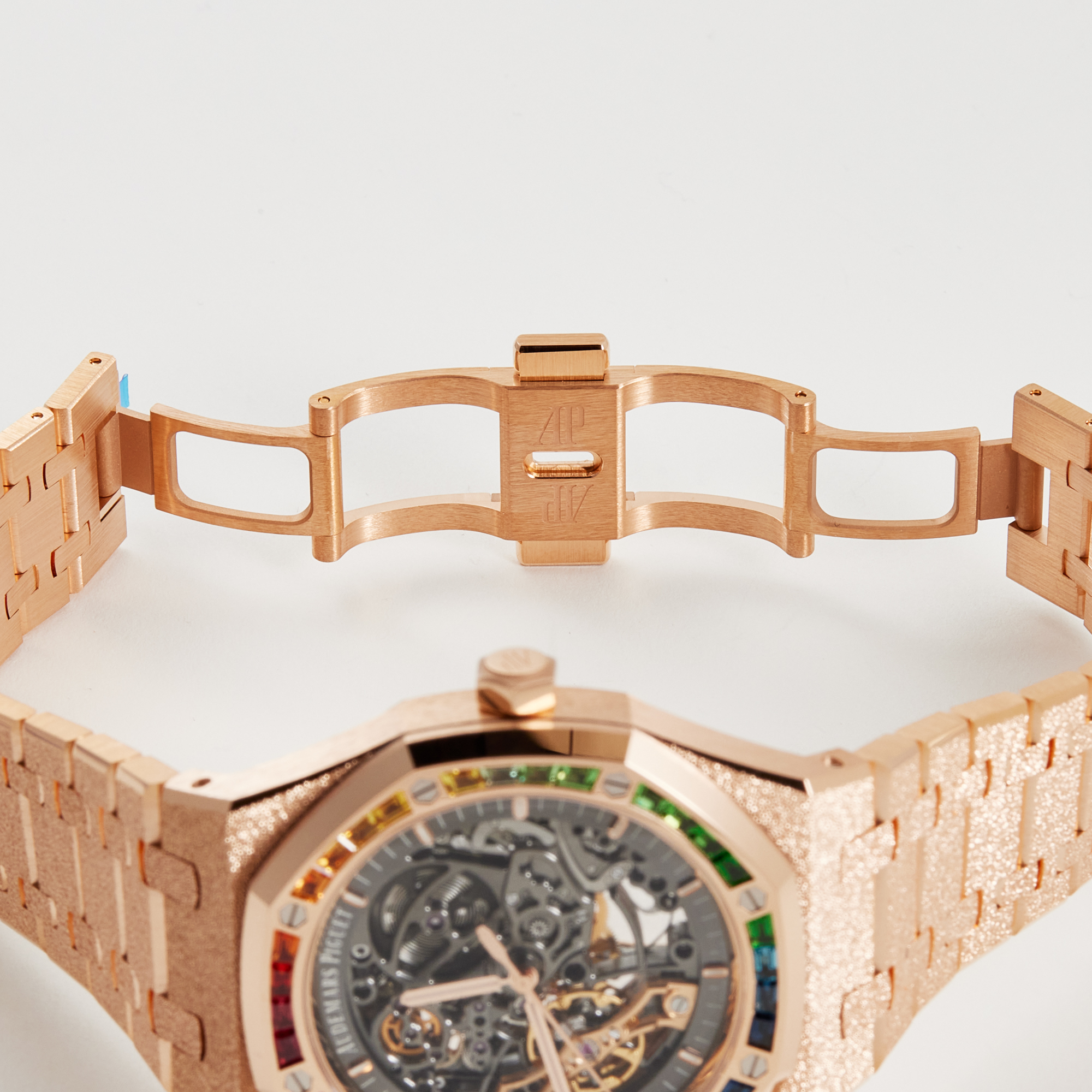 Royal Oak Double Balance Wheel Openworked Rose Gold Rainbow 41mm Product Image 9