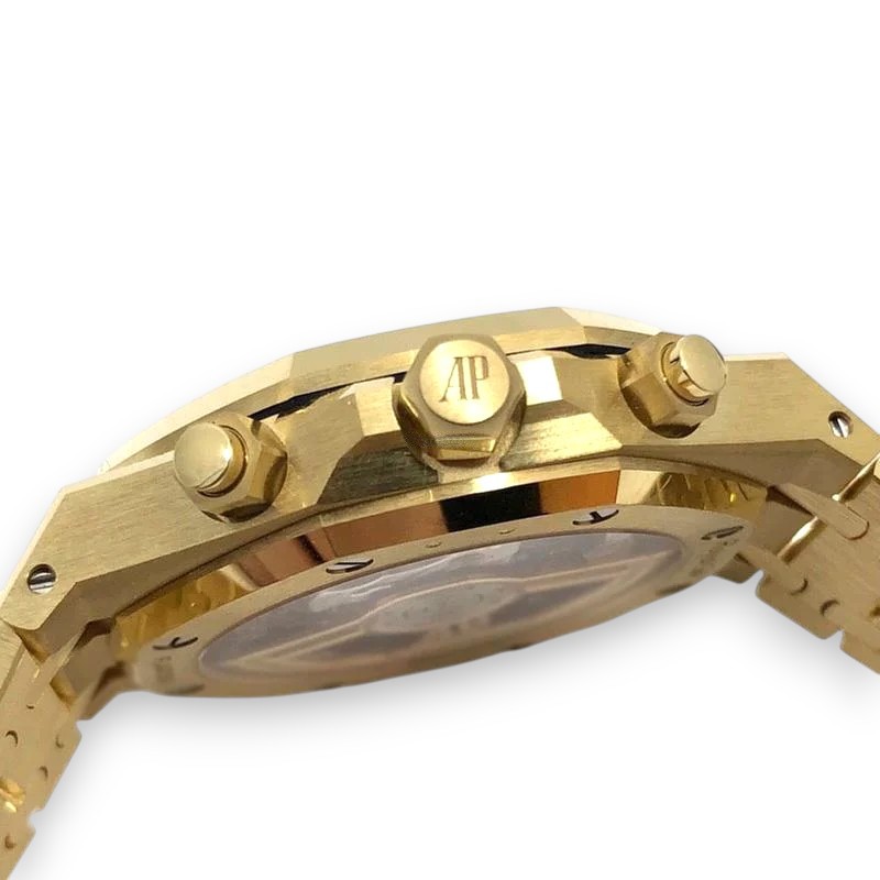 Royal Oak Chronograph Frosted Yellow Gold Champagne Dial 41mm Product Image 2