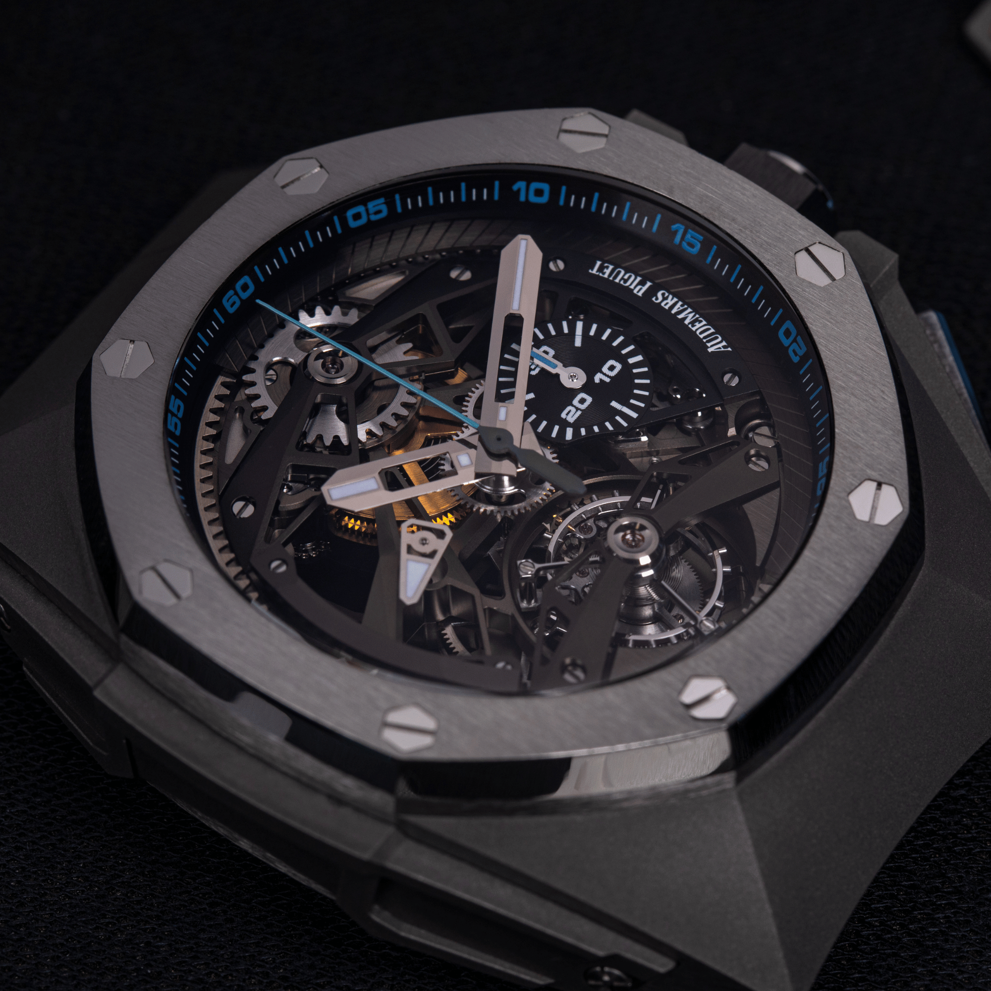 Royal Oak Concept Tourbillon Chronograph Openworked Titanium Skeleton Dial 44mm Product Image 3