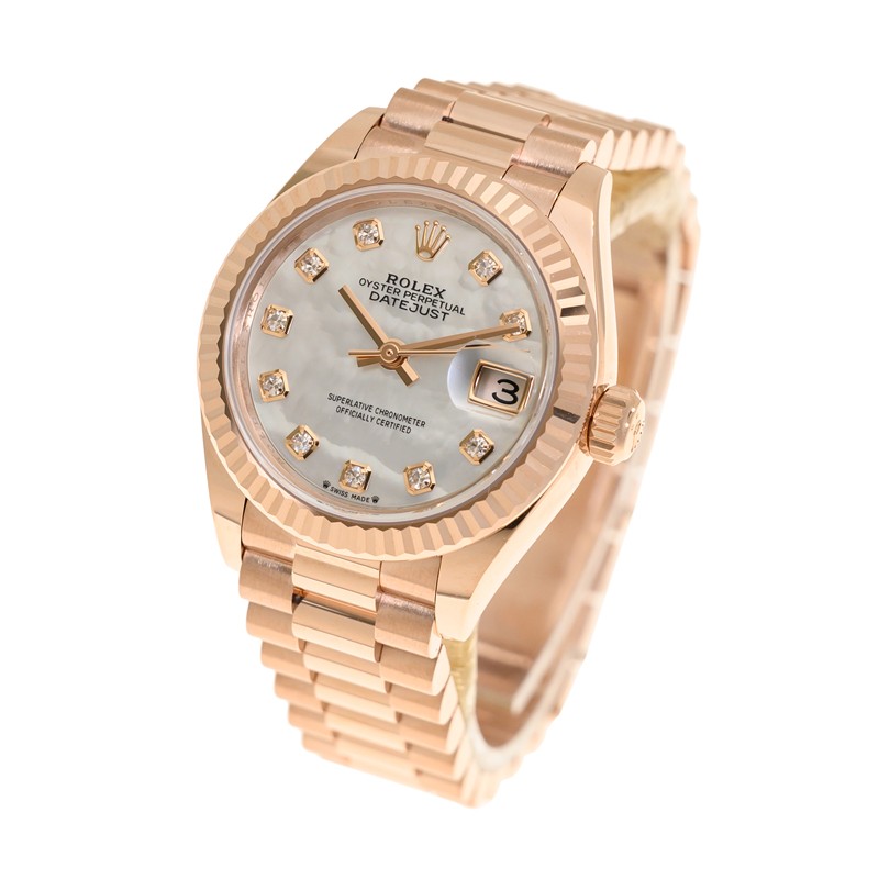 Lady-Datejust Rose Gold Mother of Pearl Dial 28mm Product Image 2