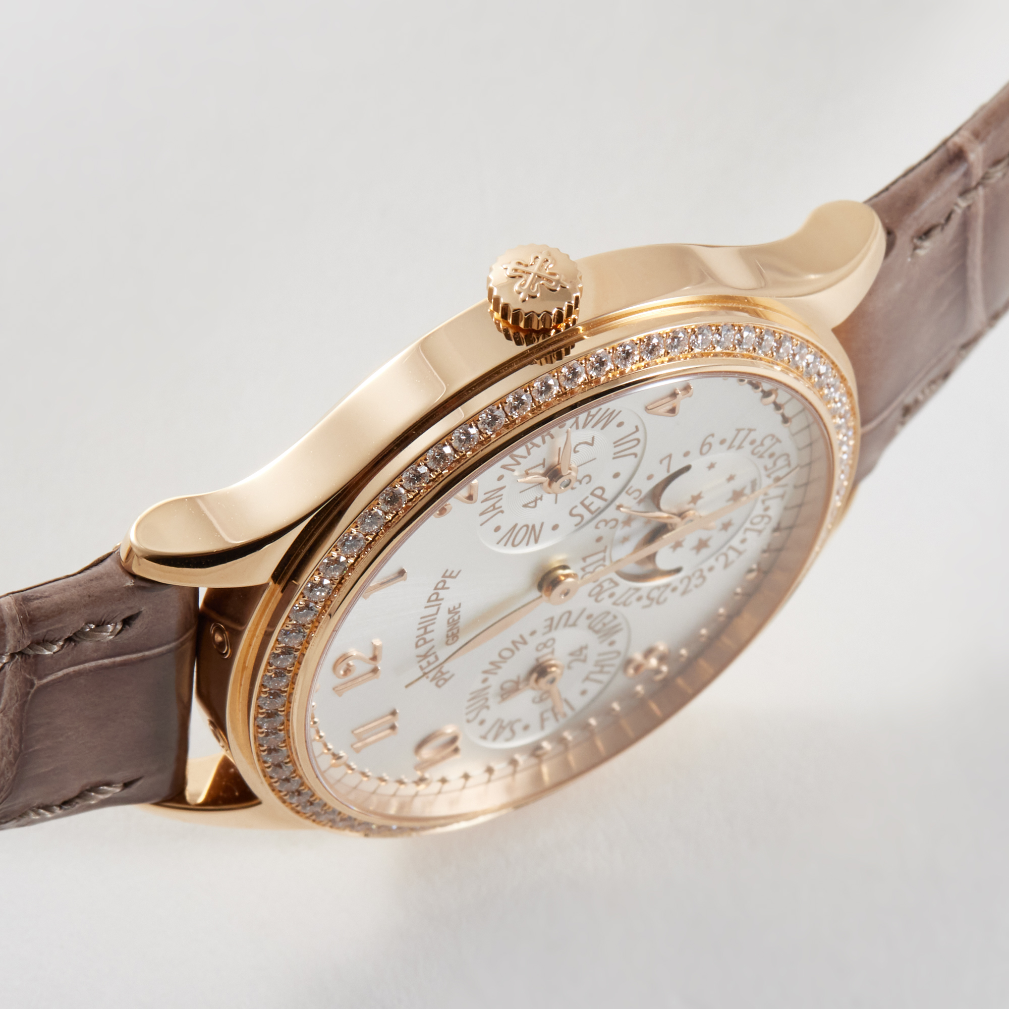 Perpetual Calendar Rose Gold Diamond White Dial 35mm Product Image 4