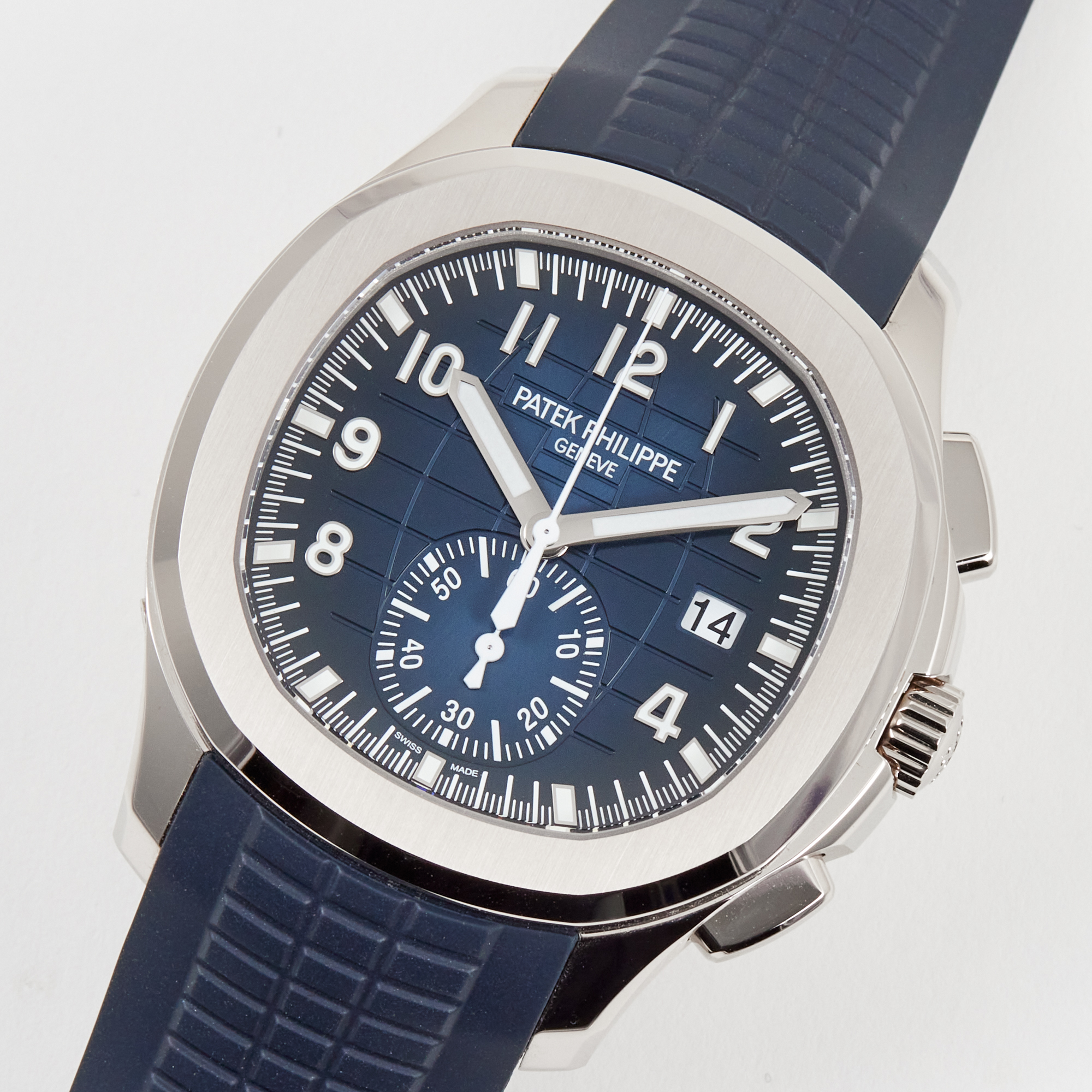 Aquanaut Chronograph White Gold Blue Dial 42mm Product Image 1