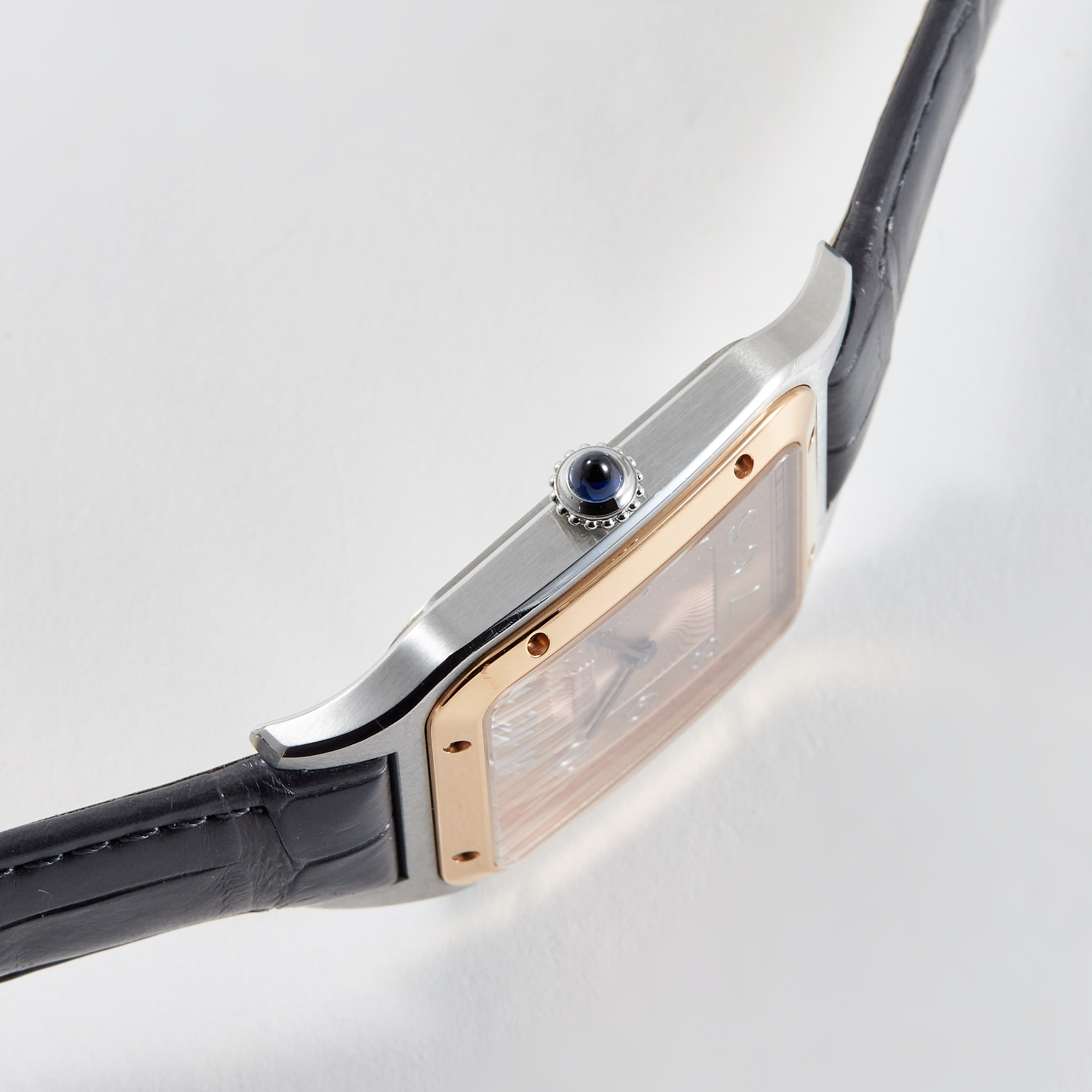 Santos-Dumont Rose Gold & Stainless Steel Rose Dial 33mm Product Image 4