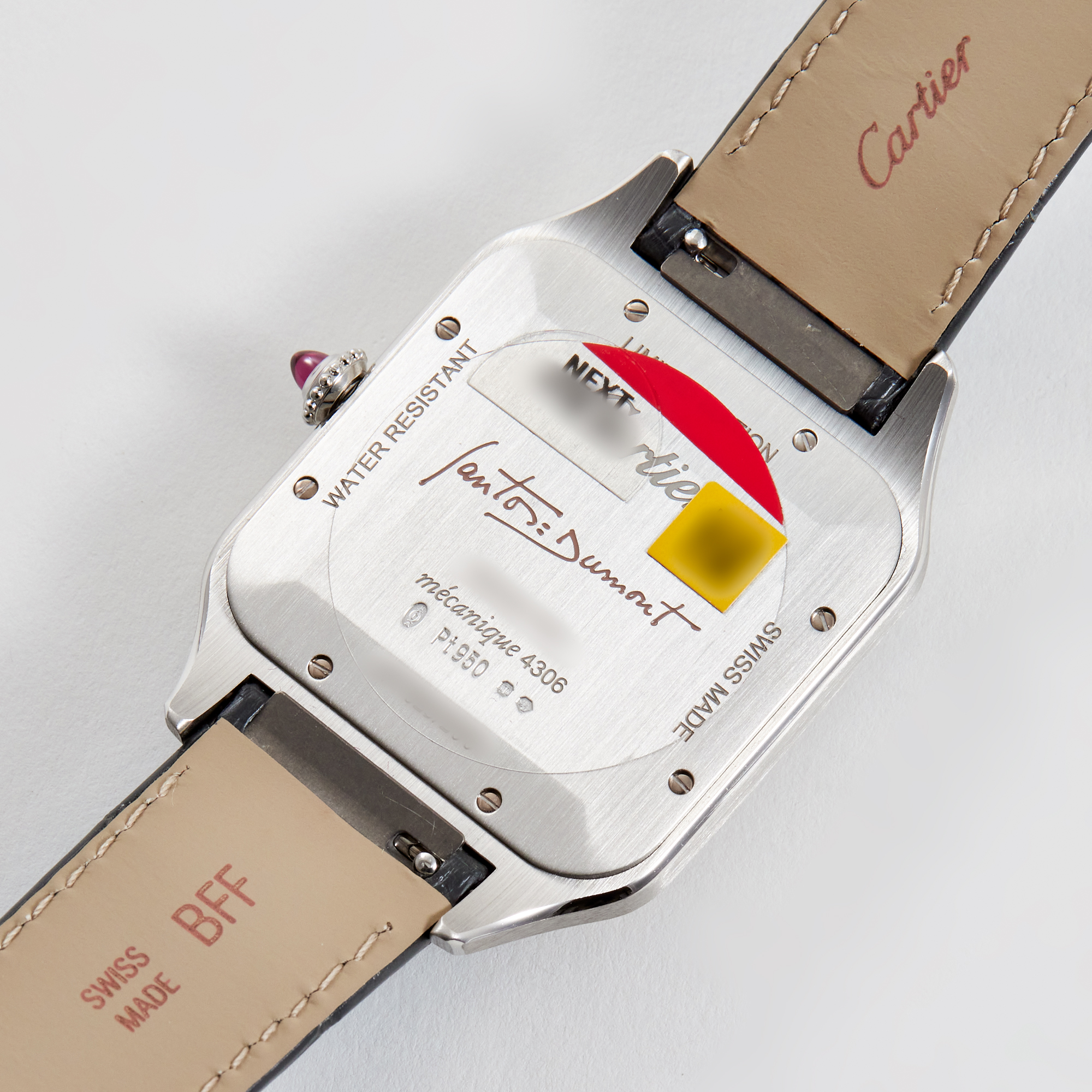 Santos-Dumont Platinum Brown Dial 34mm Product Image 7