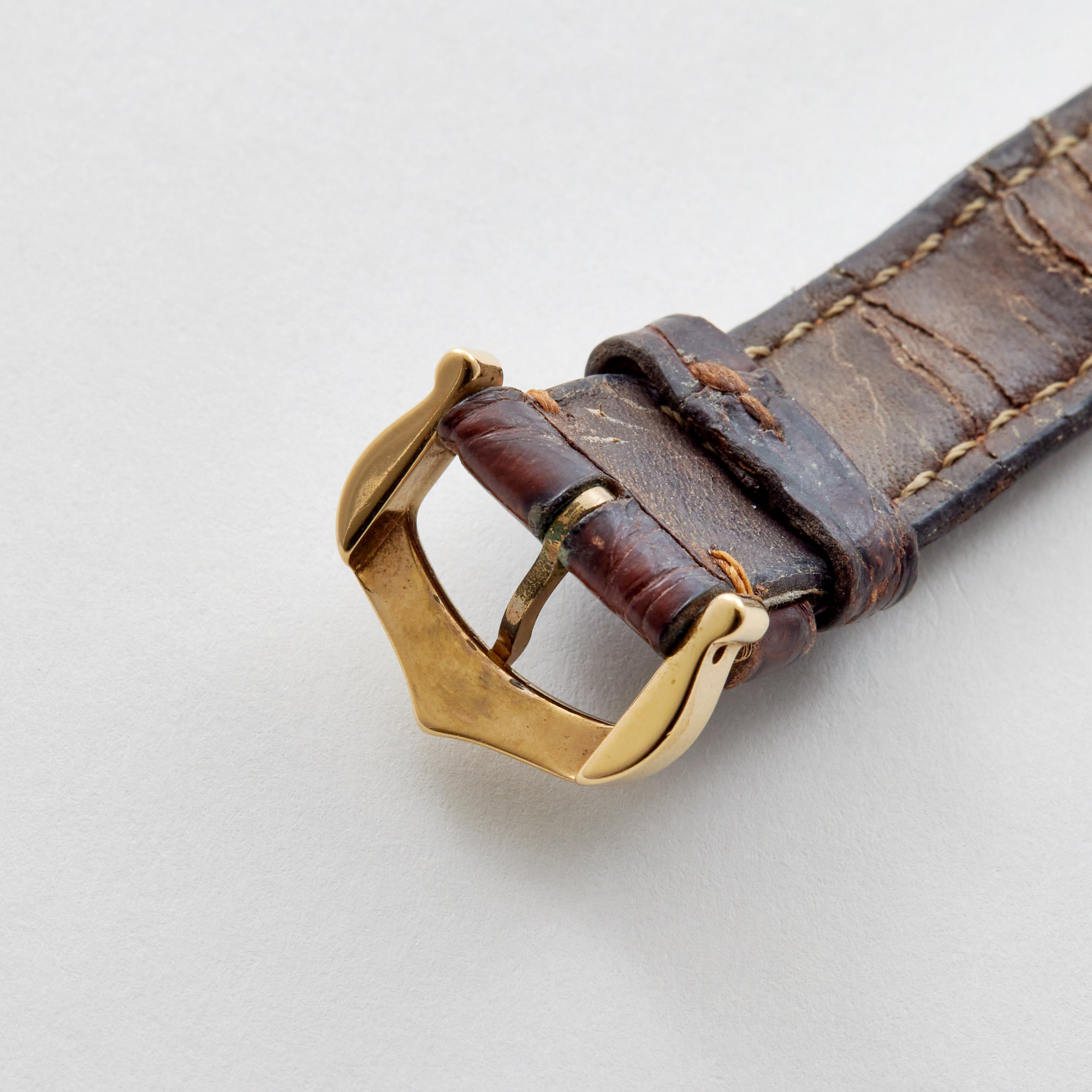 Vintage Tank Gold Plated White Dial 21mm Product Image 9