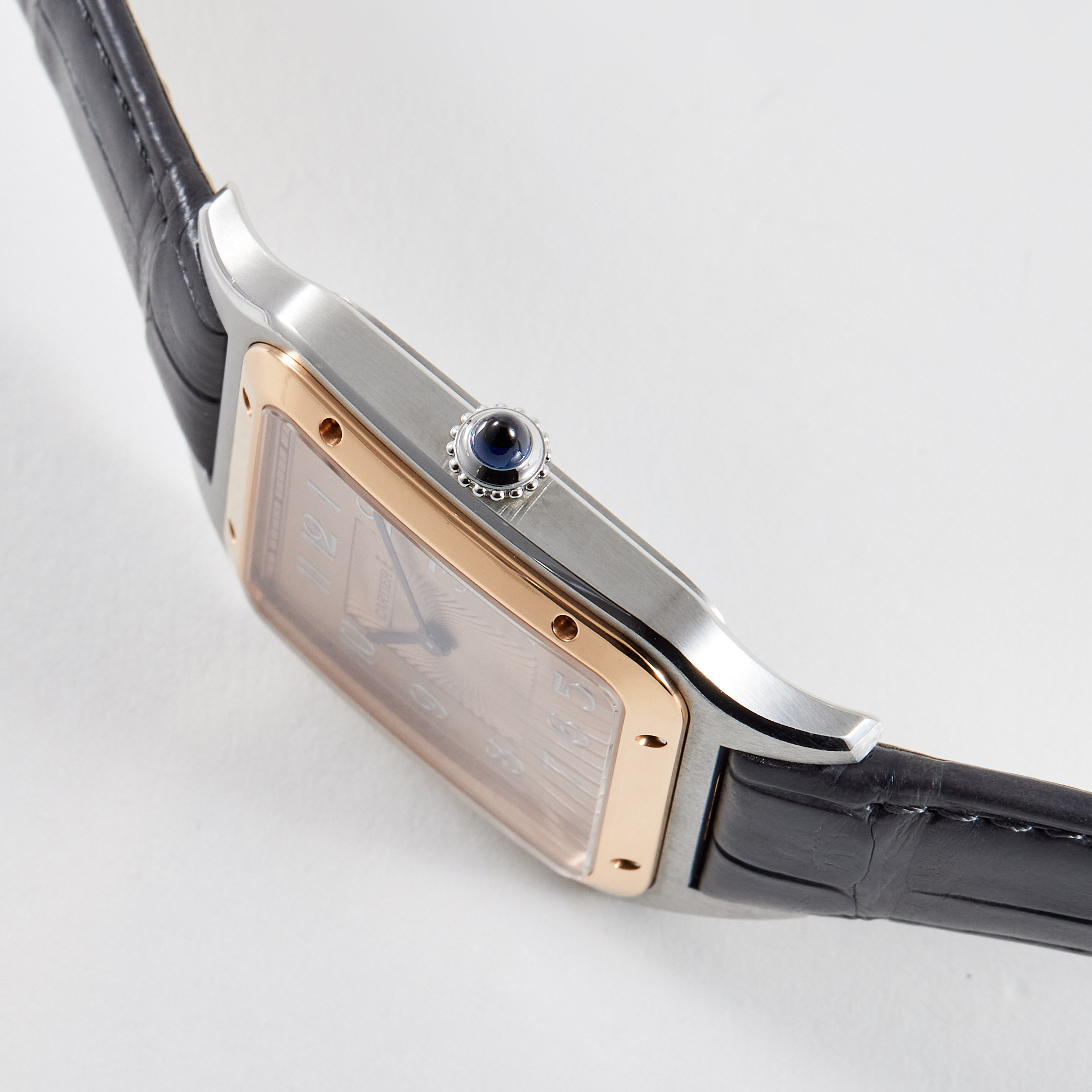 Santos-Dumont Rose Gold & Stainless Steel Rose Dial 33mm Product Image 3