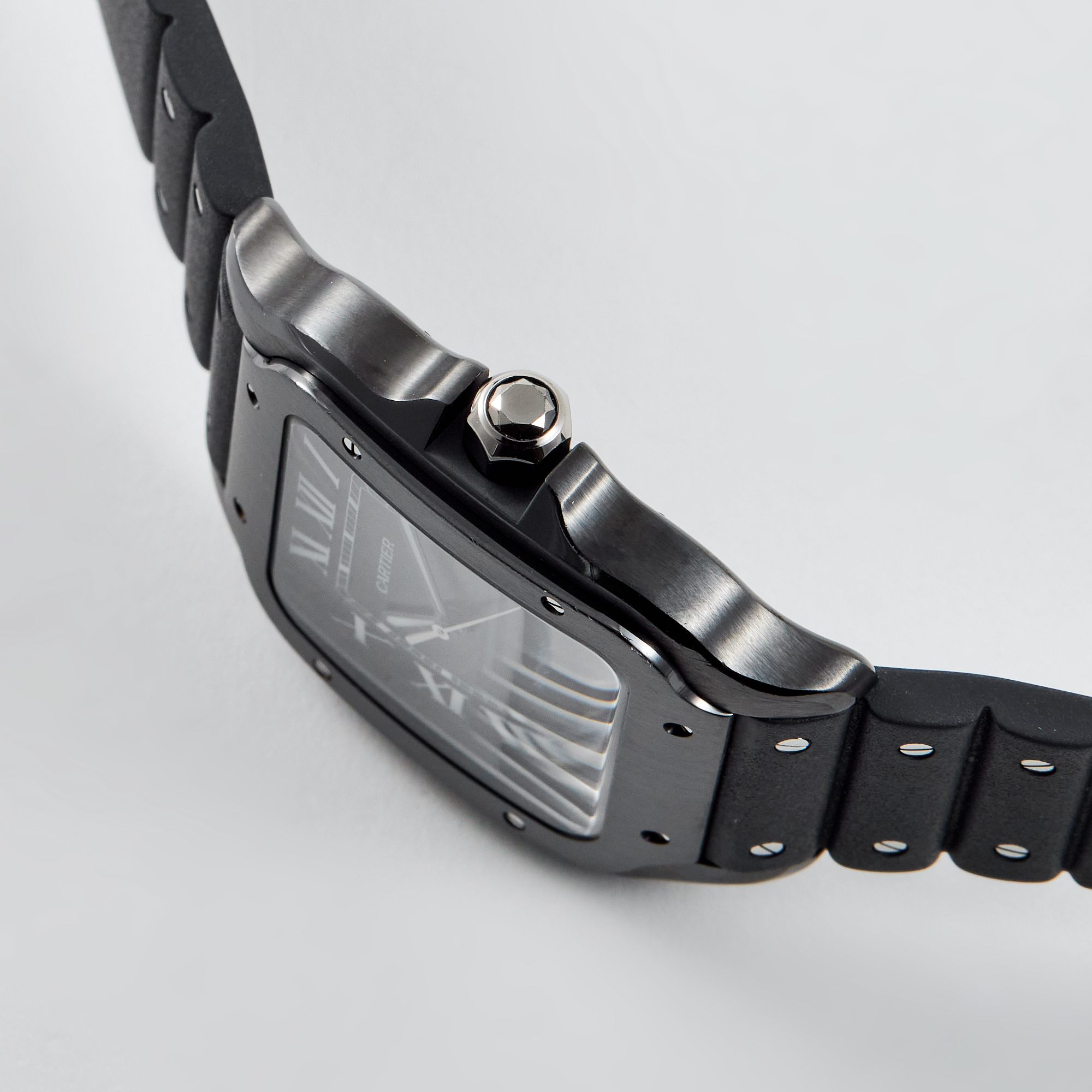 Santos de Cartier Steel Black Dial 39mm Product Image 2