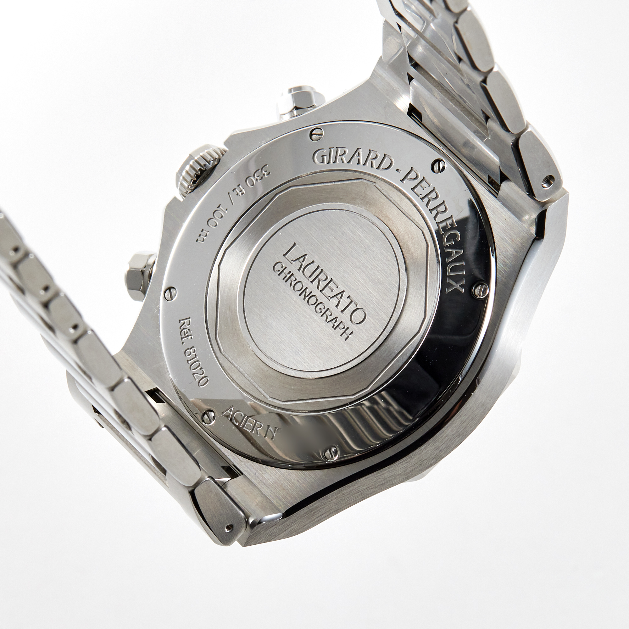 Laureato Chronograph Steel Silver Dial 42mm Product Image 7