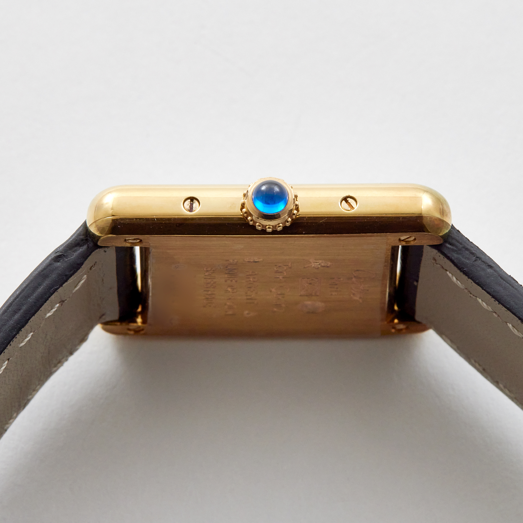 Vintage Tank Gold Plated White Dial 20mm Product Image 5