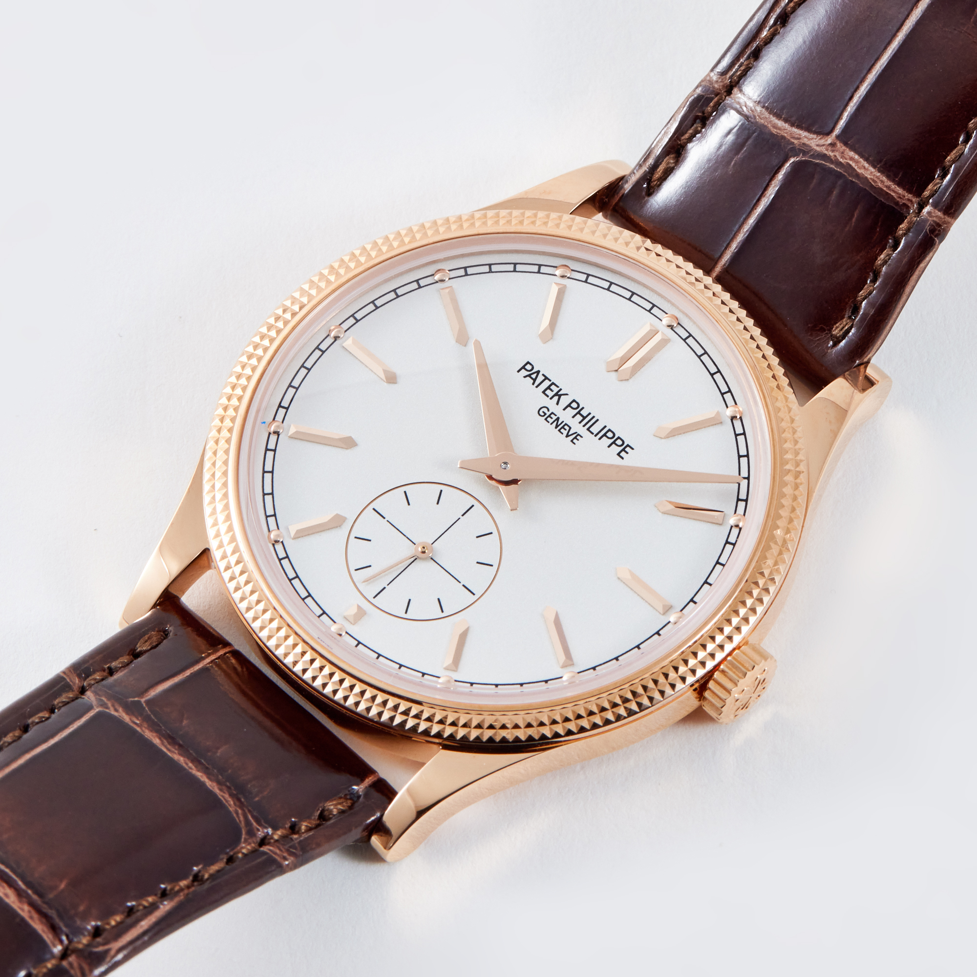 Calatrava Rose Gold Silver Dial 39mm Product Image 1