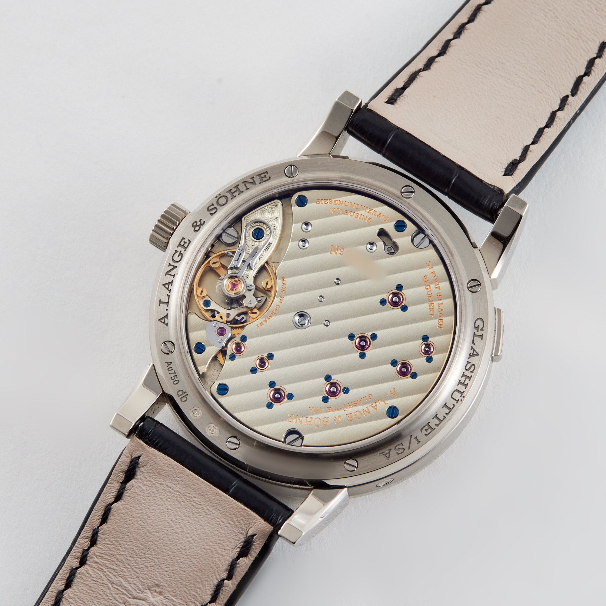 Lange 1 Moonphase White Gold Black Dial 38mm Product Image 7