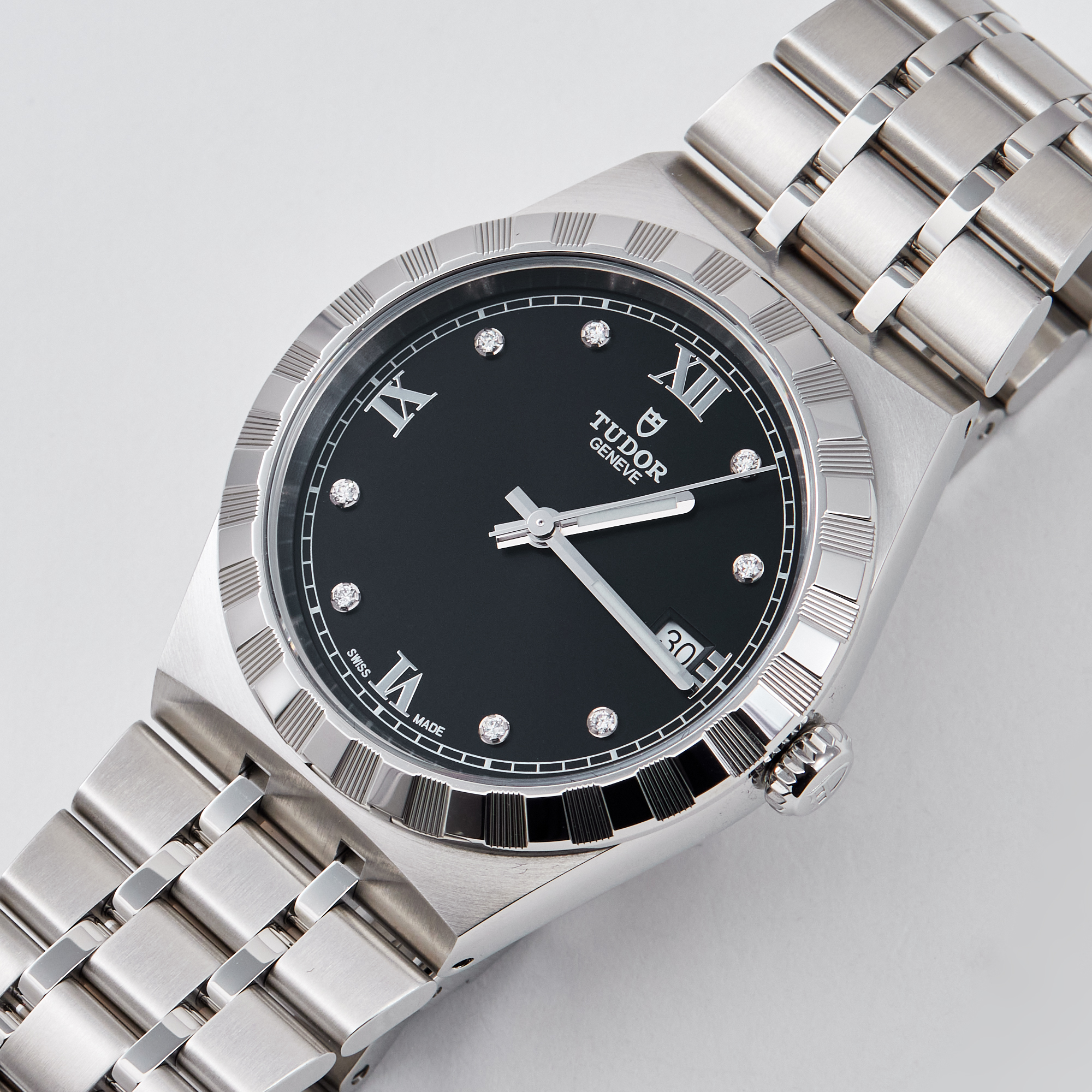 Royal Date Steel Black Dial 38mm Product Image 1