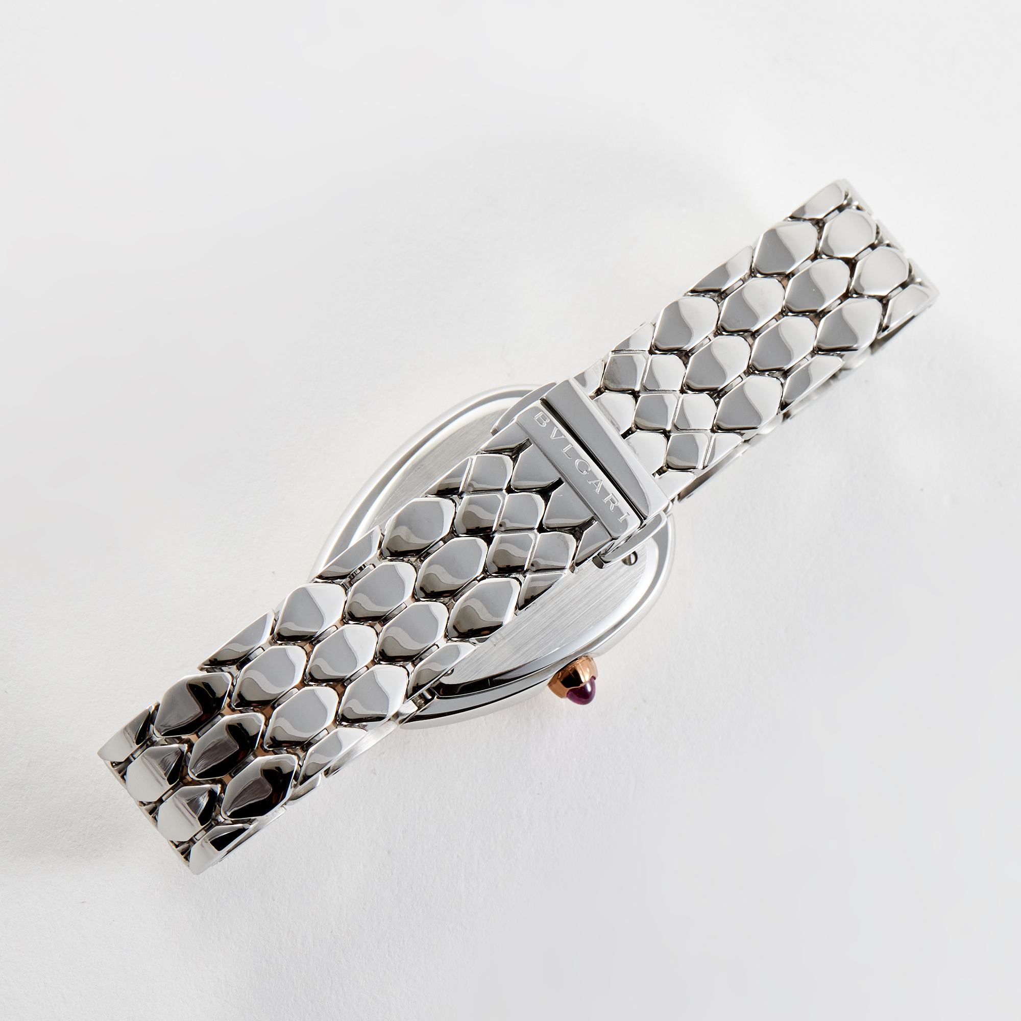 Serpenti Seduttori Rose Gold & Steel White Dial 33mm Product Image 11