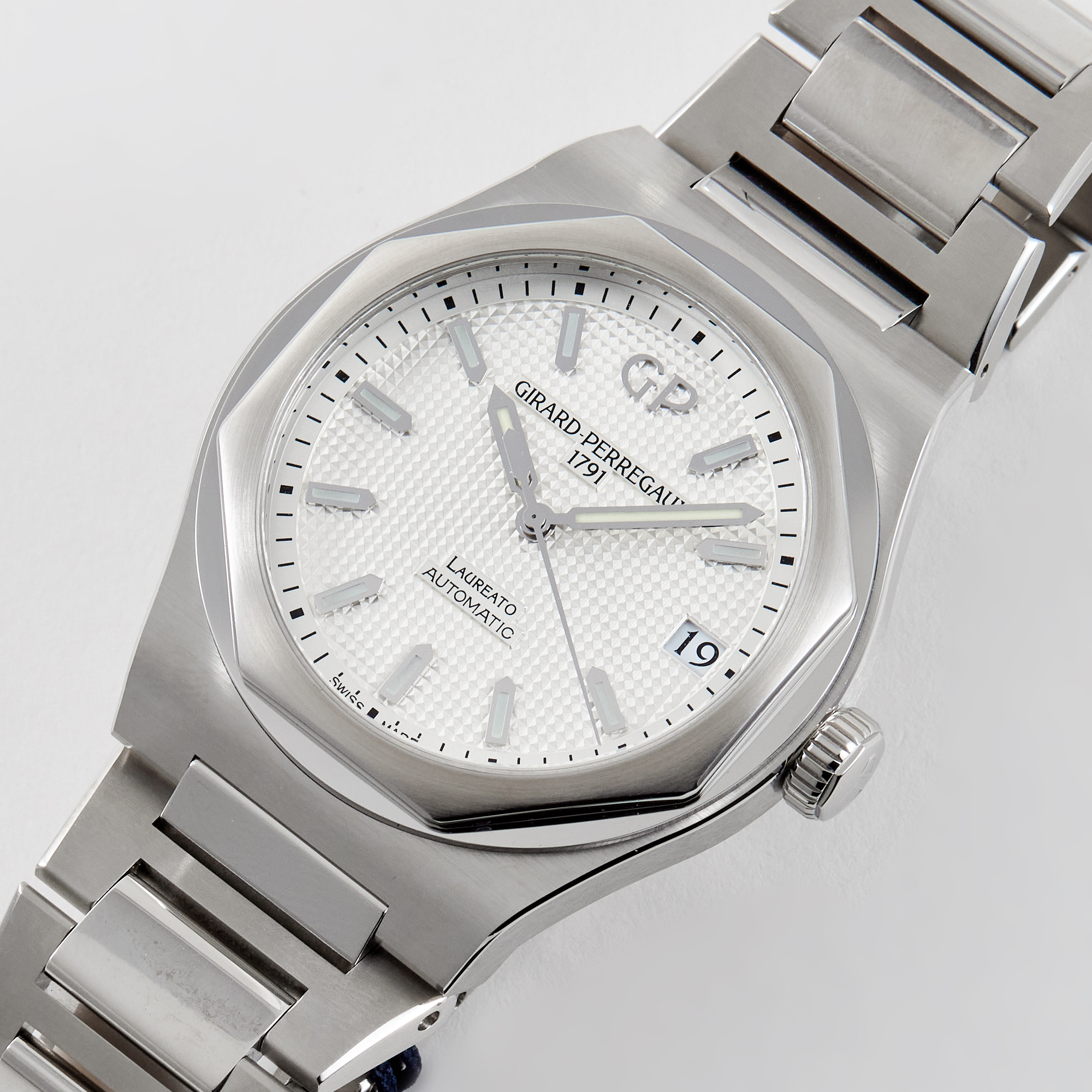 Laureato Steel Silver Dial 42mm Product Image 1