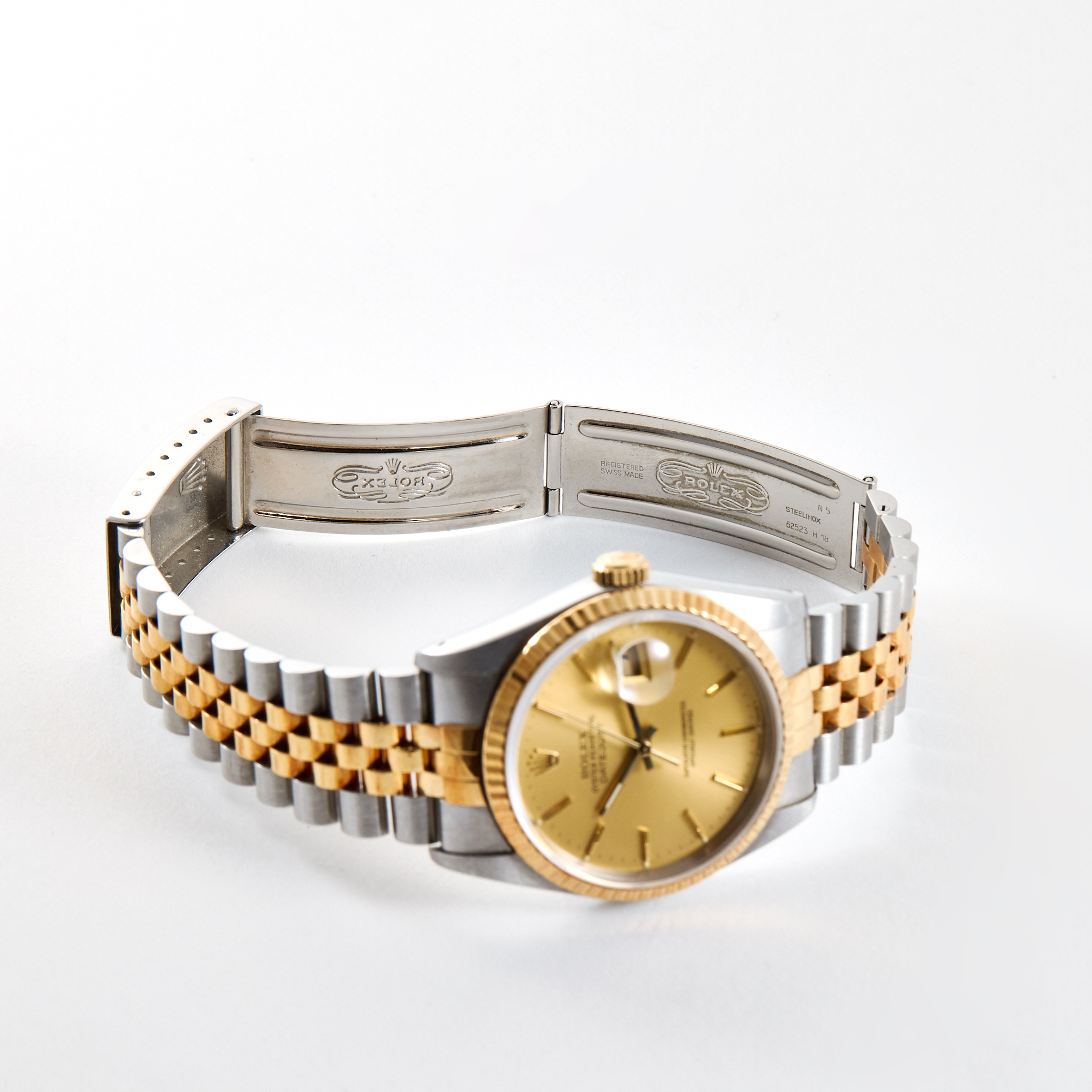 Vintage Datejust Yellow Gold & Steel Jubilee Champagne Dial 36mm Product Image 11
