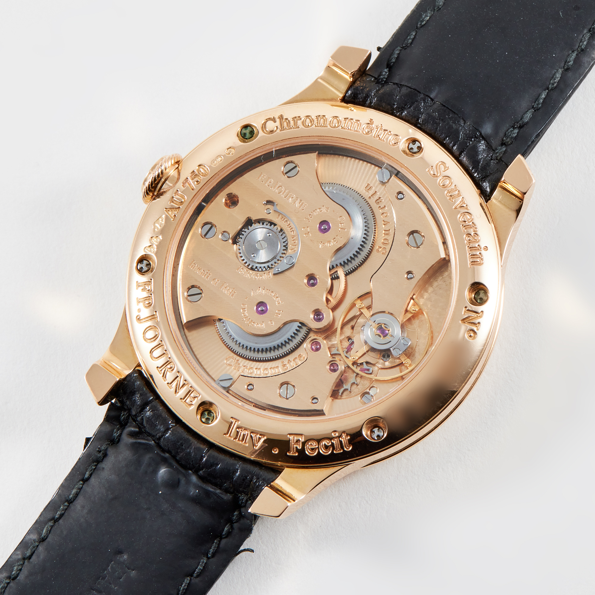 Chronomètre Souverain Rose Gold White Dial 40mm Product Image 7