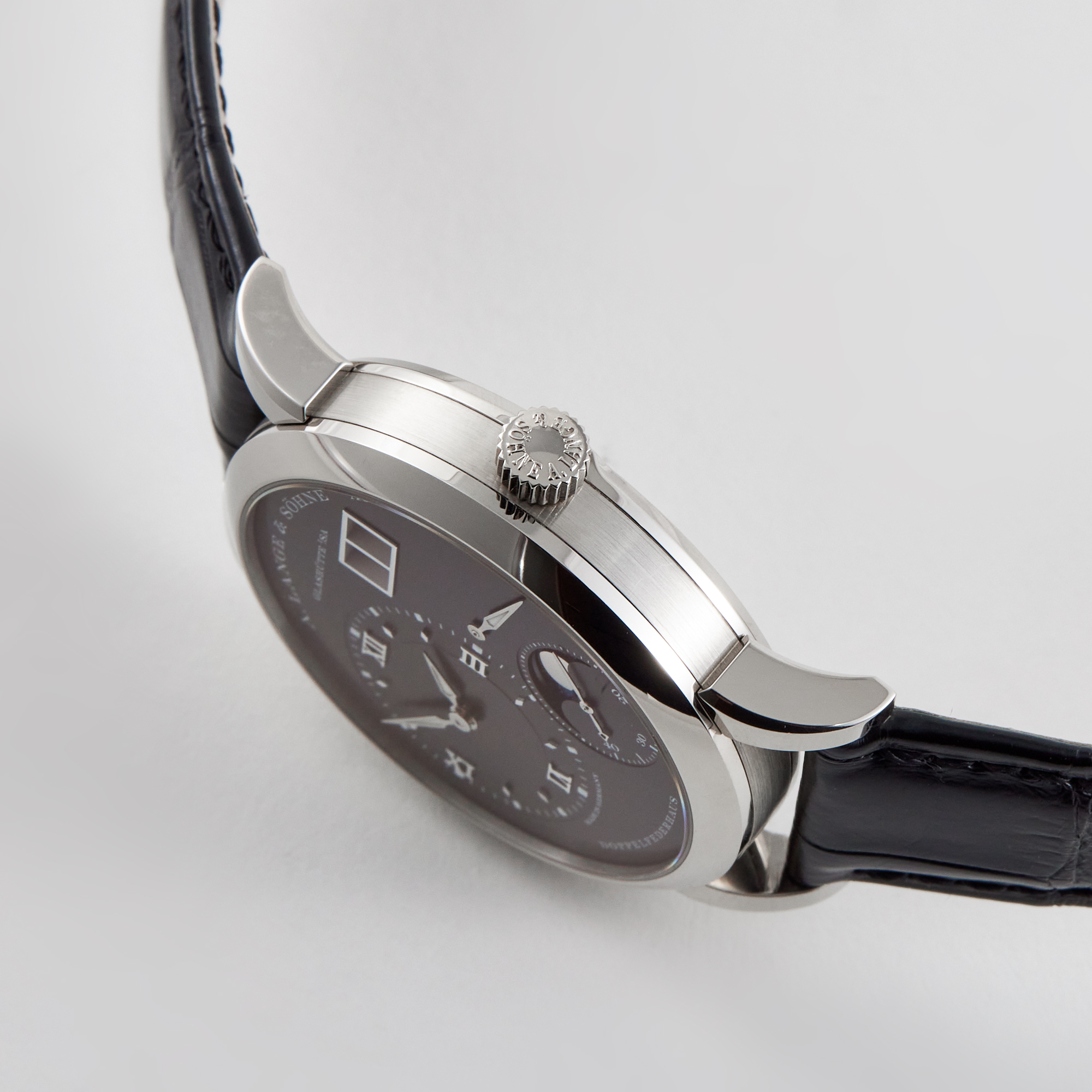 Lange 1 Moonphase White Gold Black Dial 38mm Product Image 3
