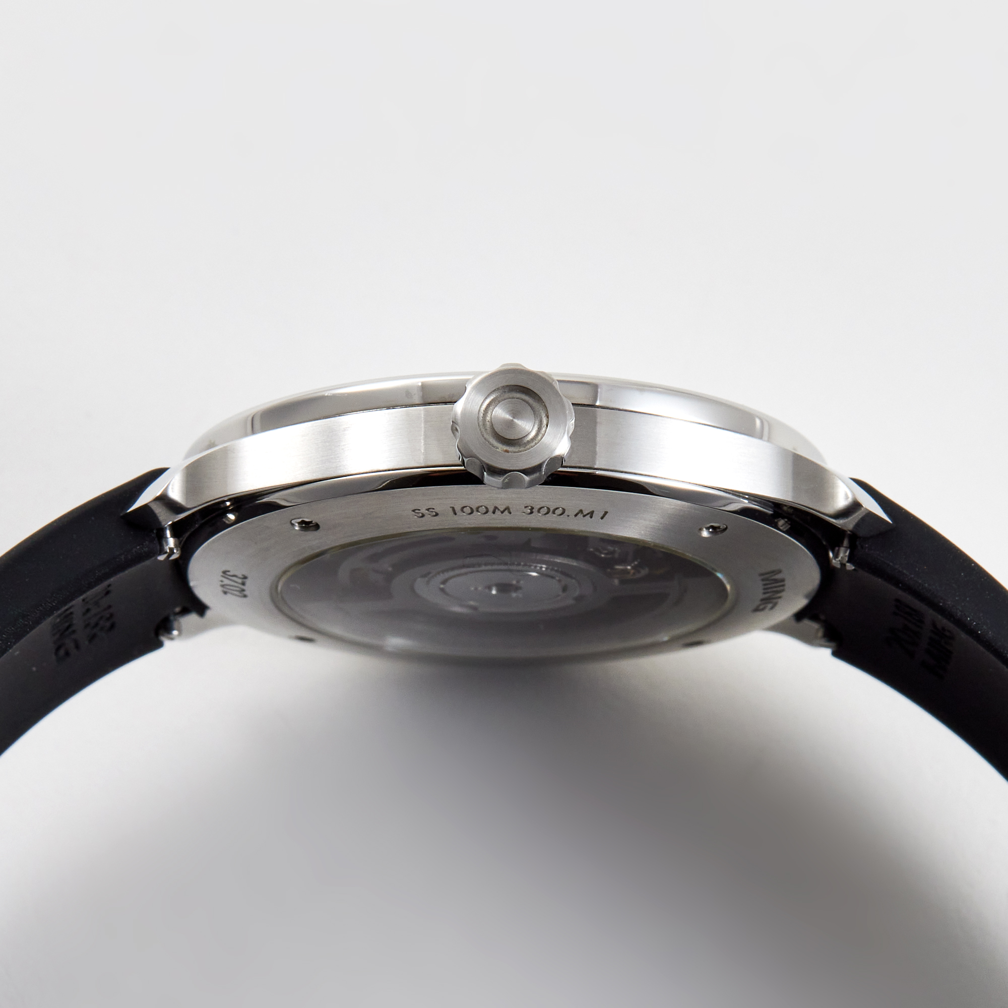 37.02 Minimalist Steel Black Dial 38mm Product Image 4
