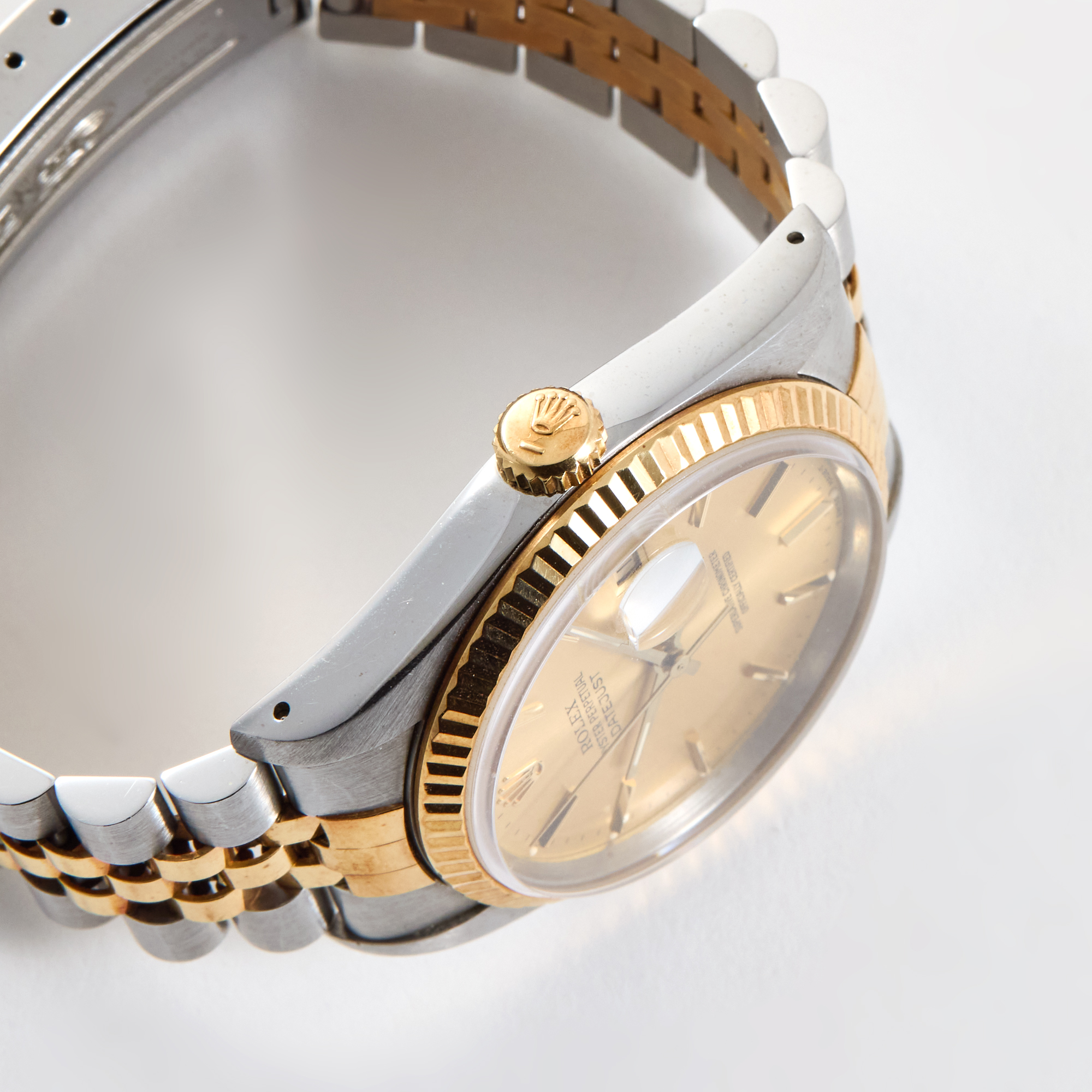 Vintage Datejust Yellow Gold & Steel Jubilee Champagne Dial 36mm Product Image 4