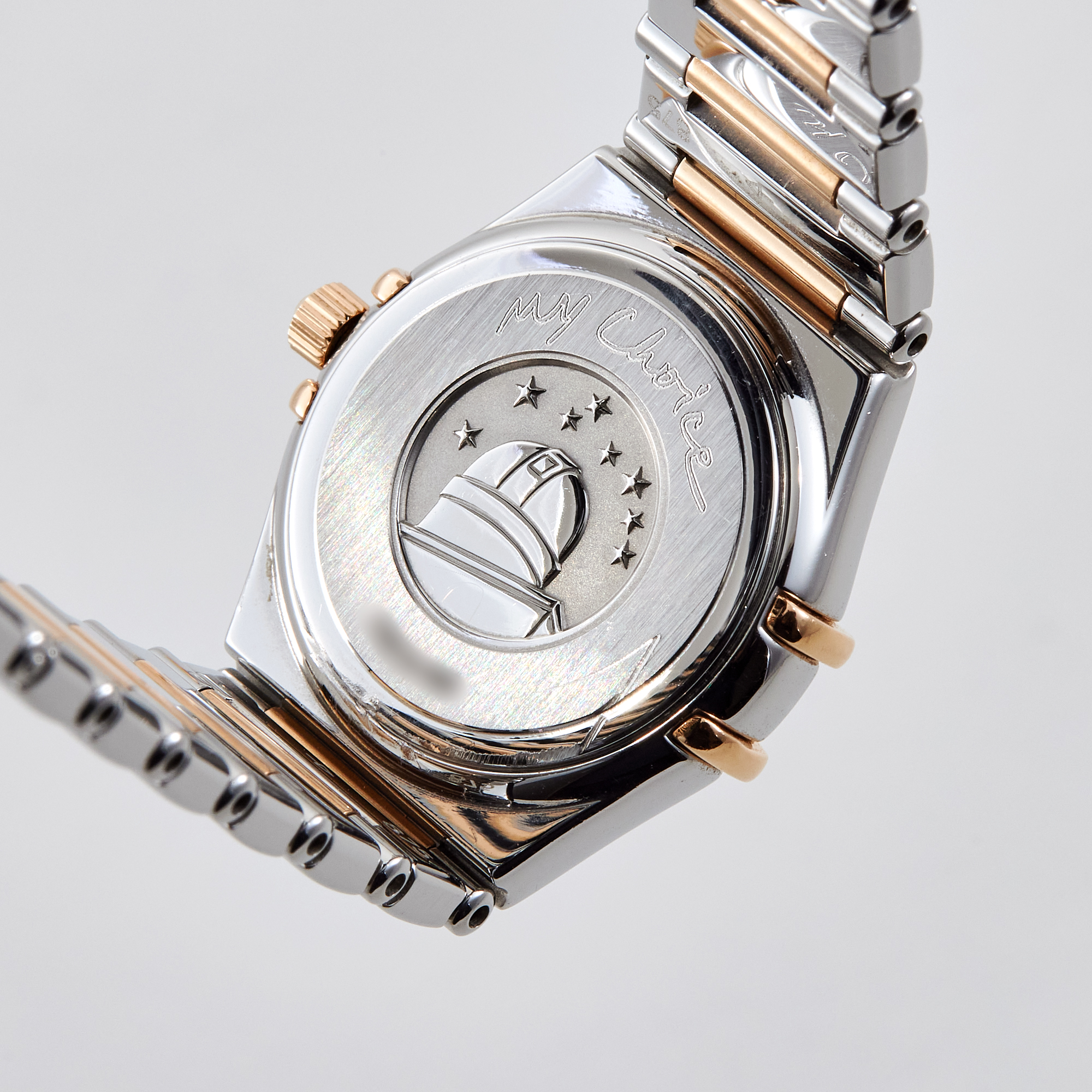 Constellation My Choice Rose Gold & Steel Diamond Blue Dial 22mm Product Image 7