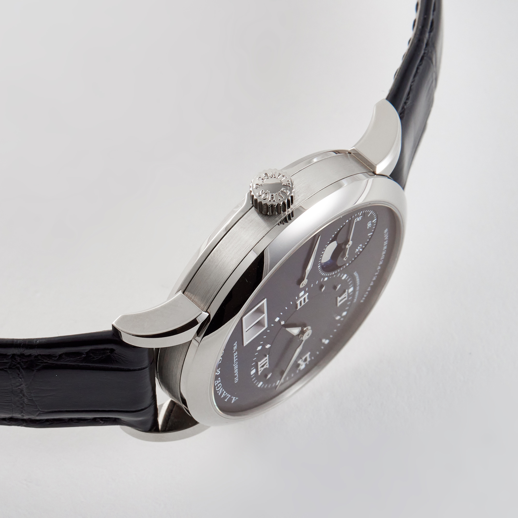 Lange 1 Moonphase White Gold Black Dial 38mm Product Image 4