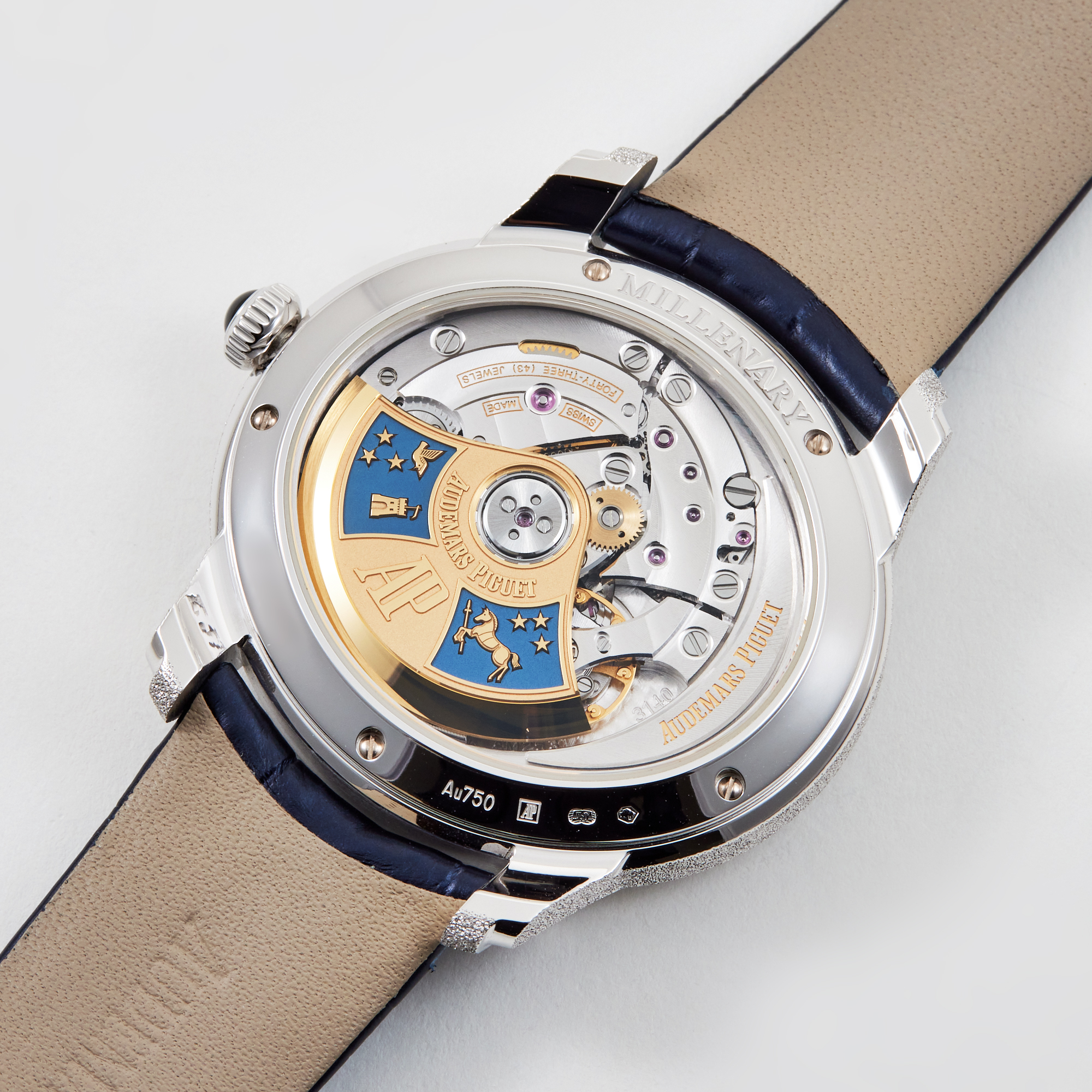 Millenary Philosophique Frosted White Gold Blue Dial 40mm Product Image 7