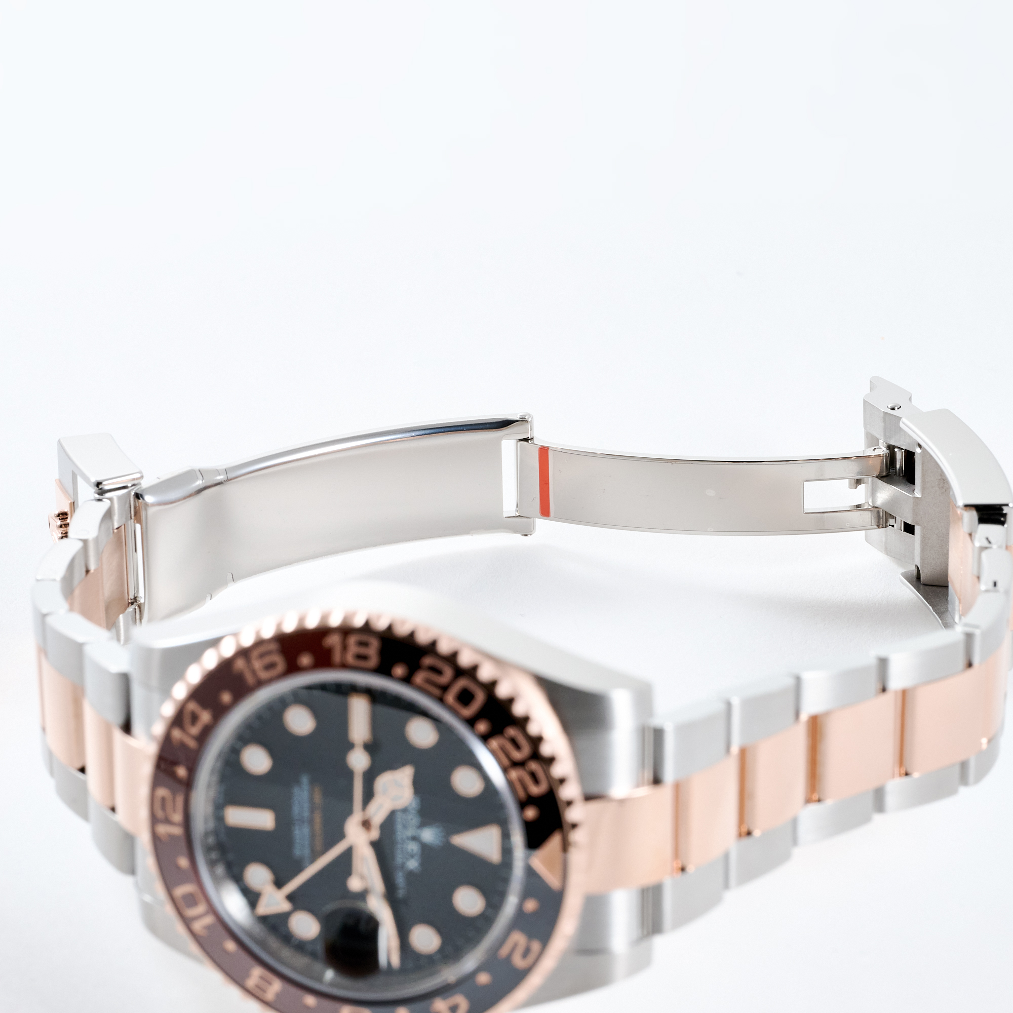 GMT-Master II "Rootbeer" Rose Gold & Steel Black Dial 40mm Product Image 8