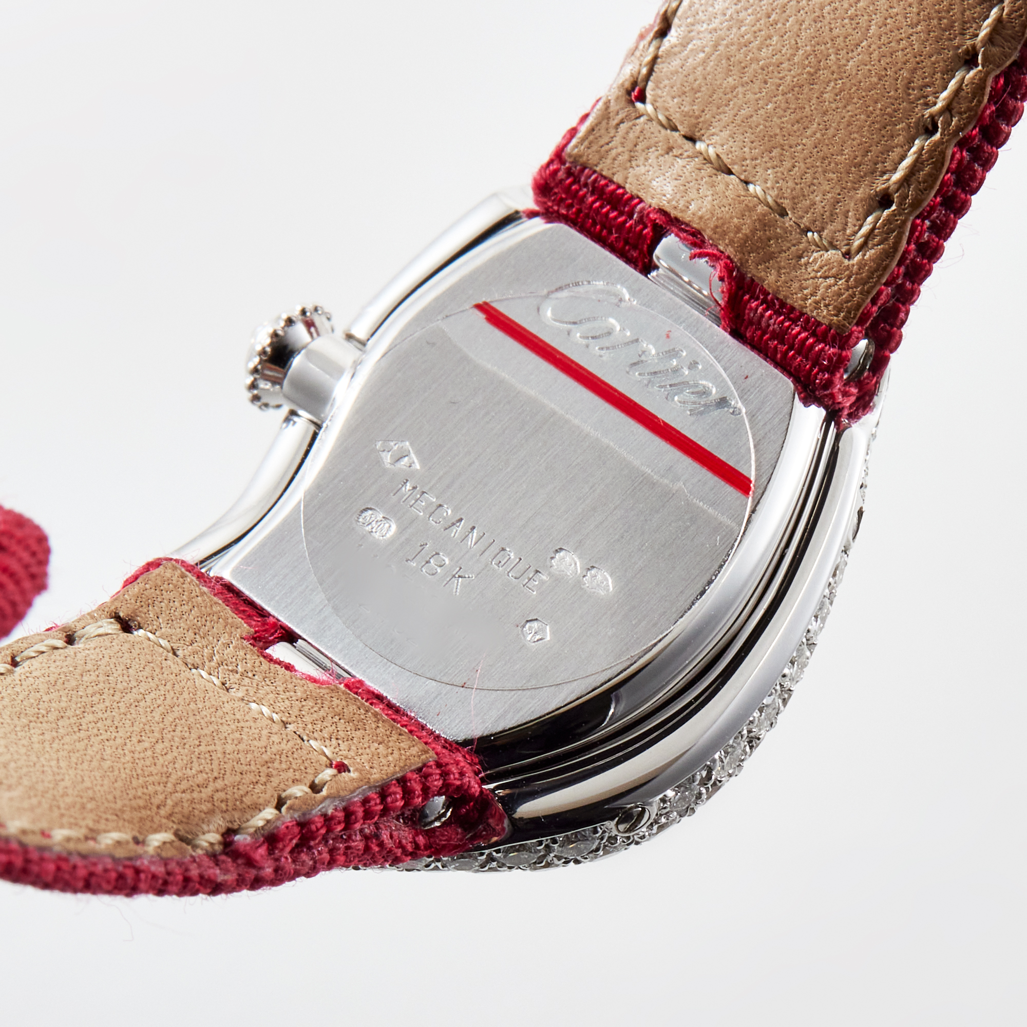 Crash de Cartier White Gold Diamond White Dial 25mm Product Image 7