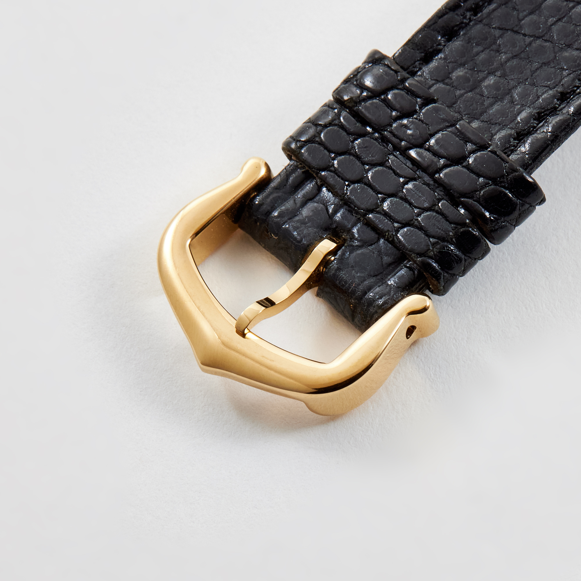 Vintage Tank Vermeil Gold Plated Black Dial 21mm Product Image 8