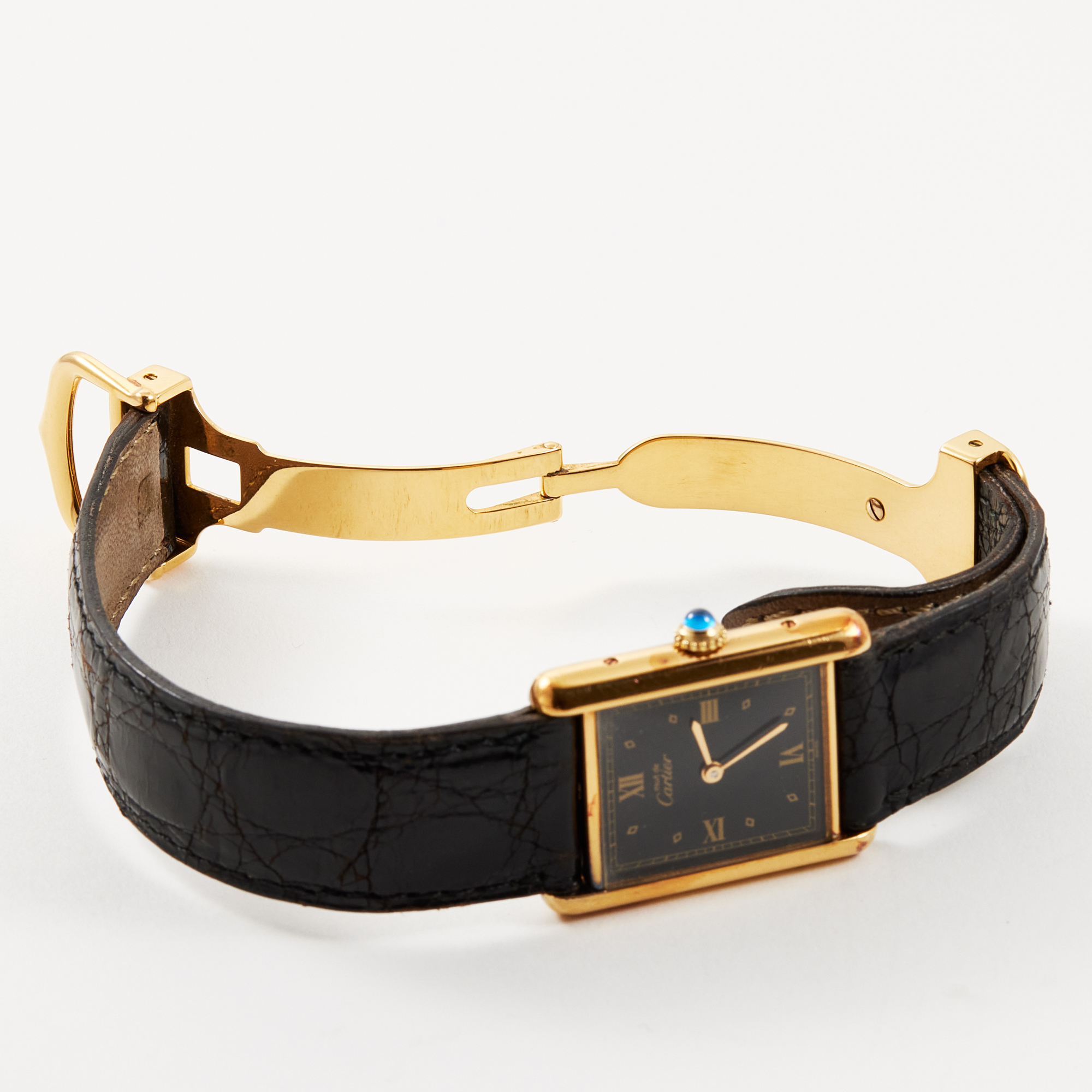 Tank Vermeil Gold Plated Black Dial 20mm Product Image 10