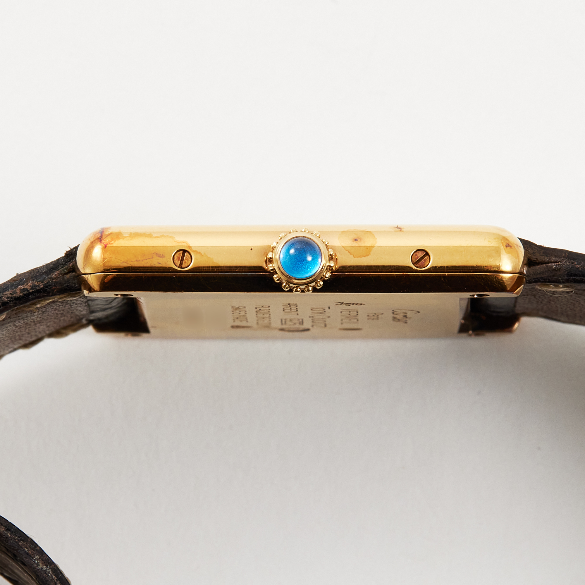 Tank Vermeil Gold Plated Black Dial 20mm Product Image 5