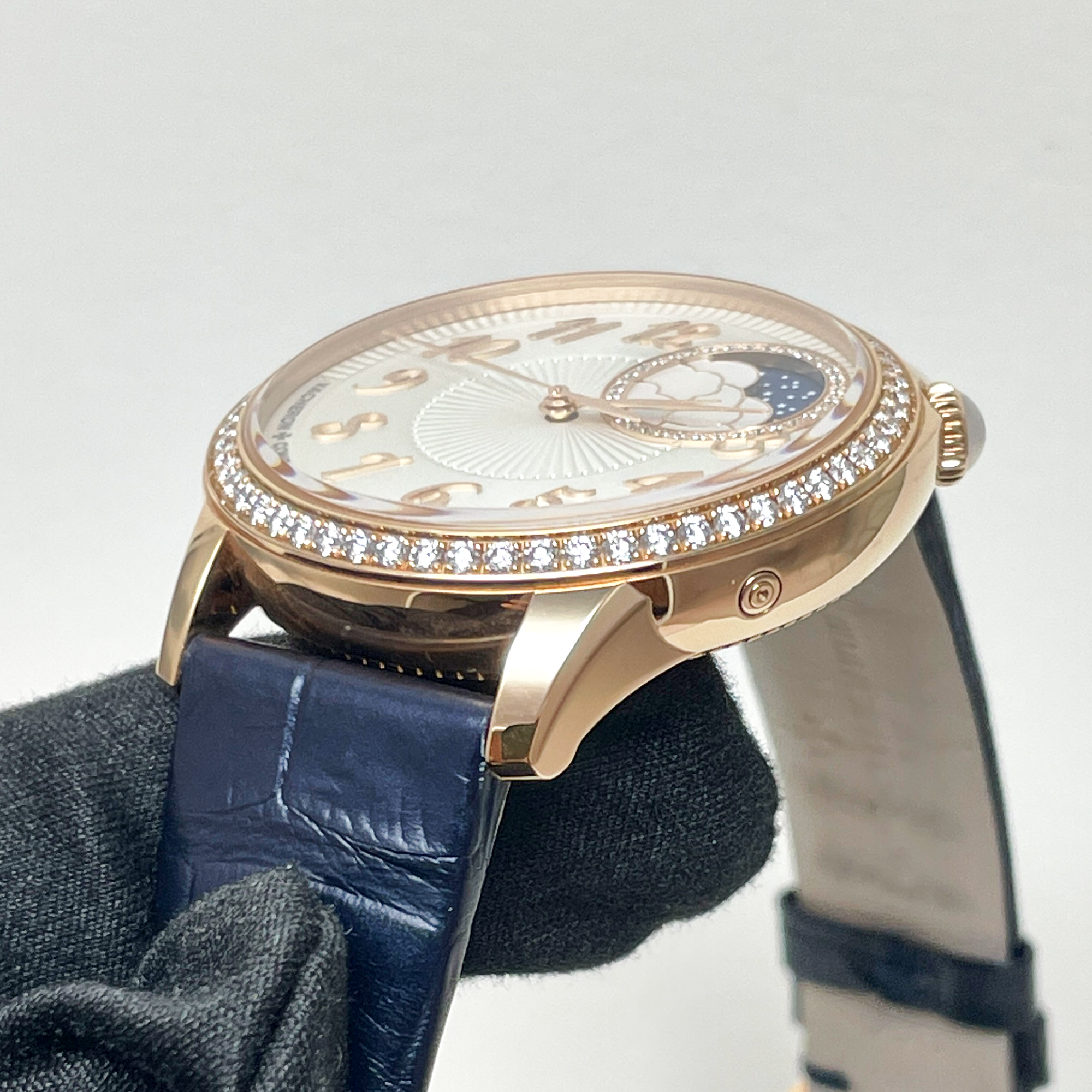 Égérie Moonphase Rose Gold Diamond White Dial 37mm Product Image 2