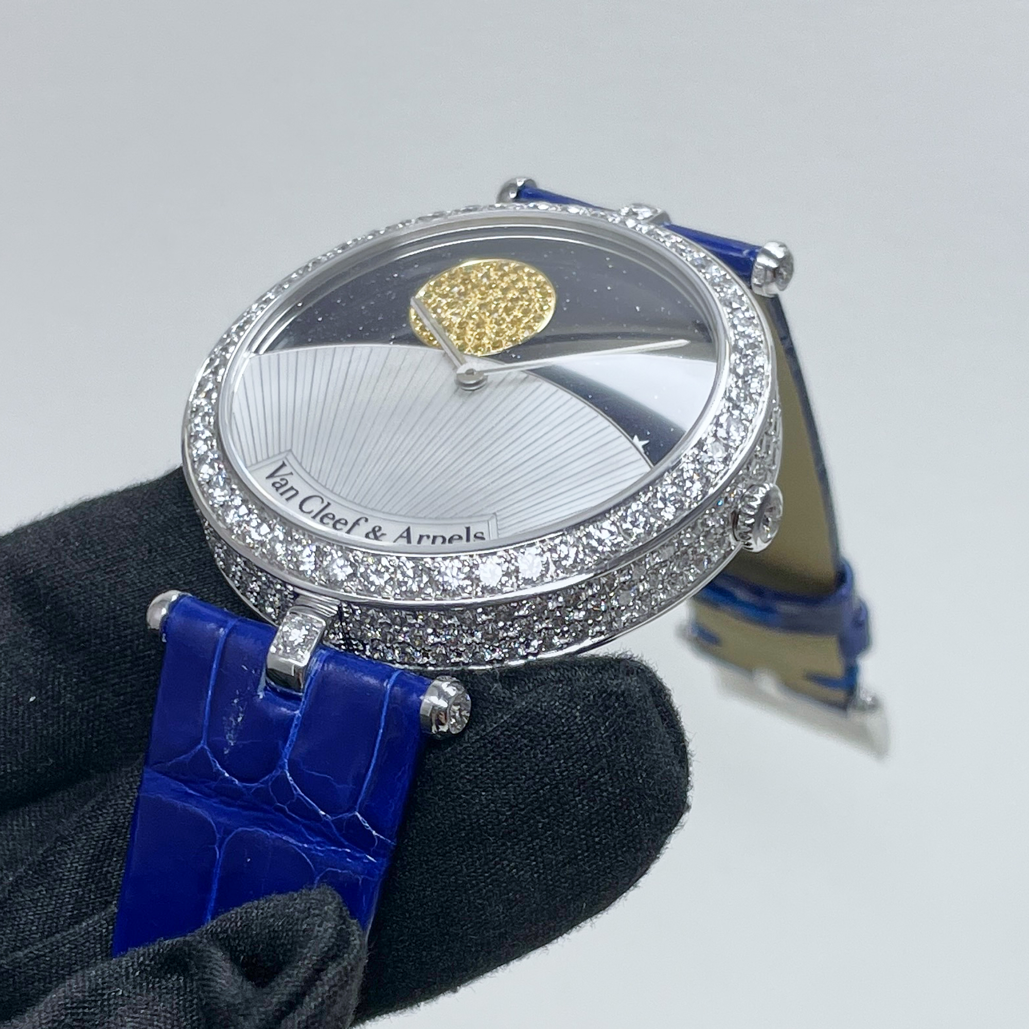 Lady Arpels Jour Nuit White Gold DIamond Mother of Pearl Dial 38mm Product Image 2
