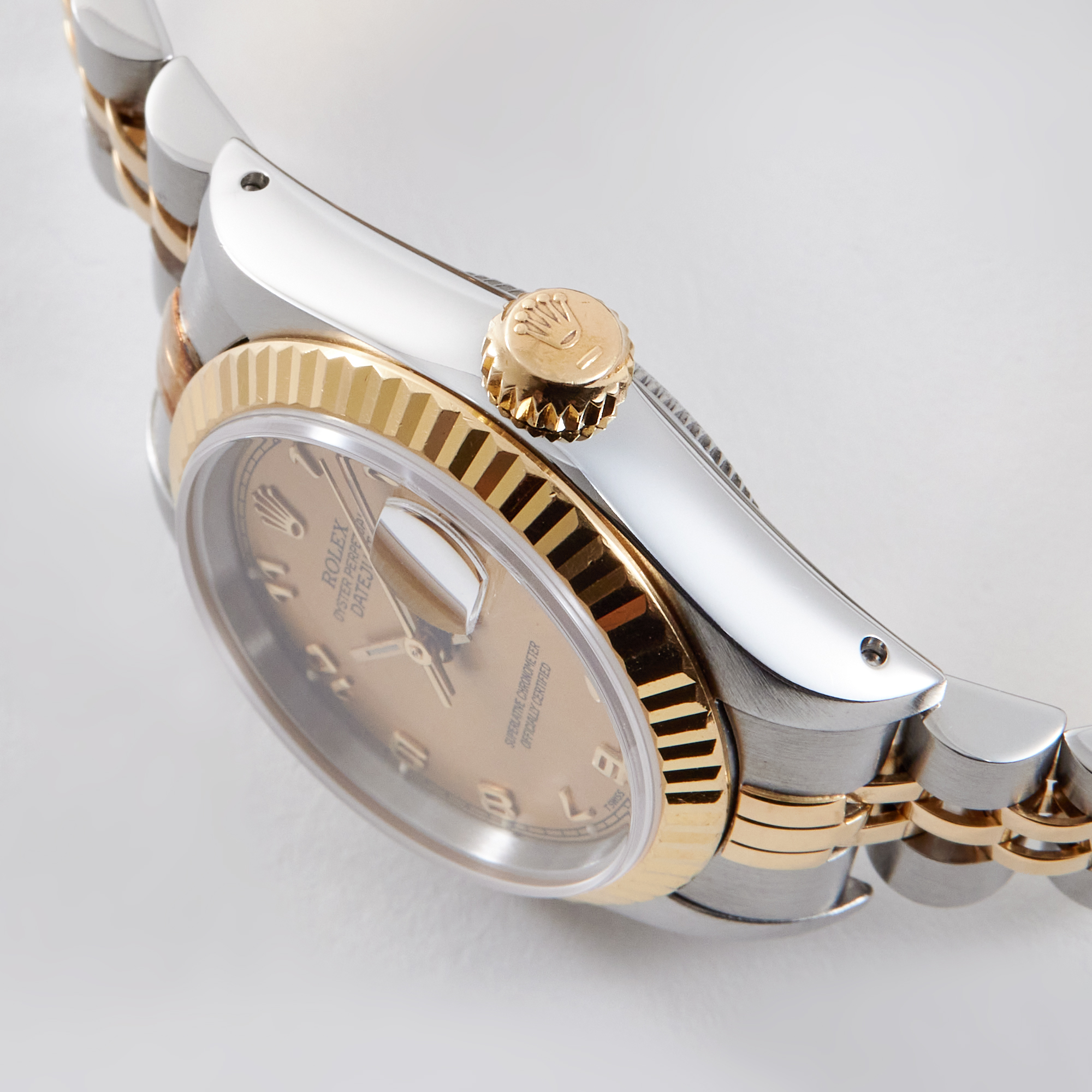 Vintage Datejust Yellow Gold & Steel Jubilee Champagne Arabic Dial 26mm Product Image 3