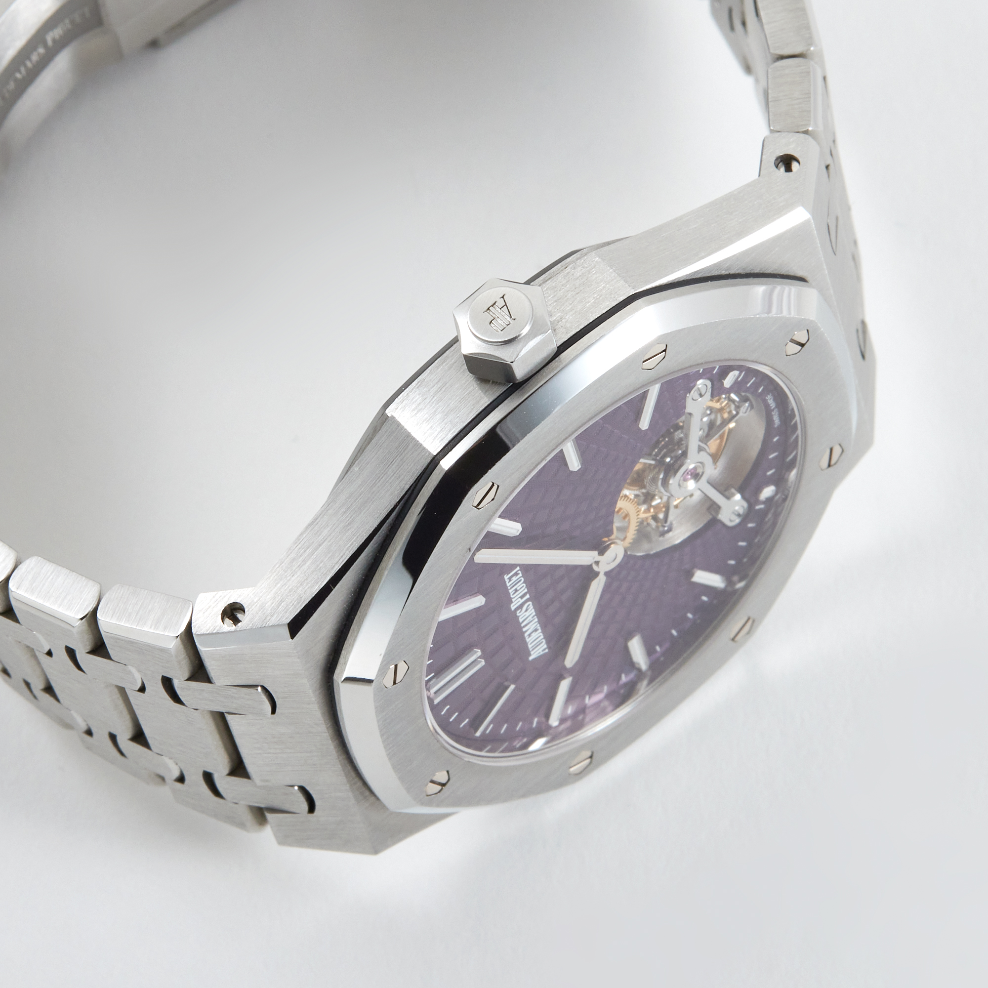 Royal Oak Tourbillon Extra-Thin Steel Purple Dial 41mm Product Image 4