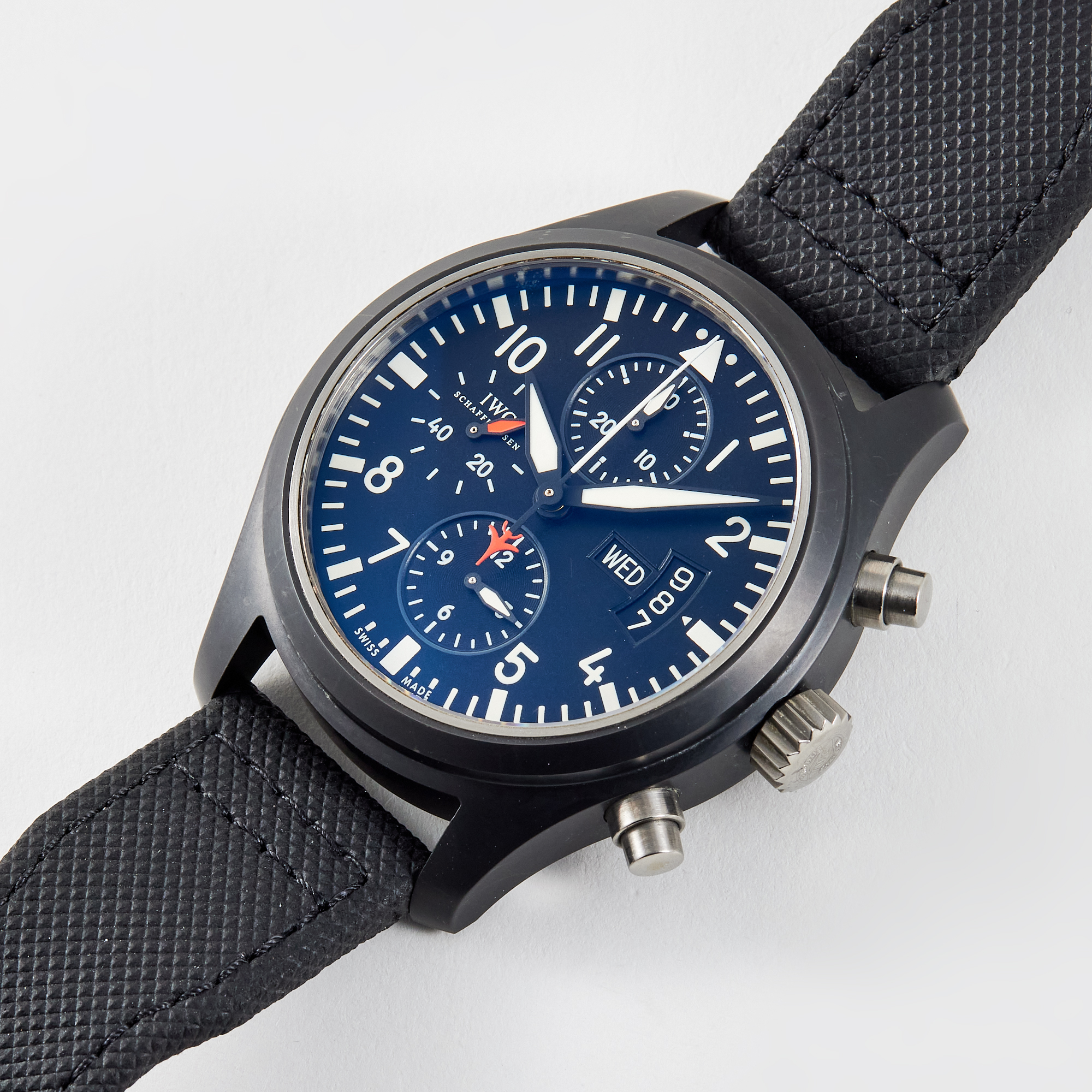 Pilot's Chronograph Top Gun Ceramic Black Dial 44mm Product Image 1