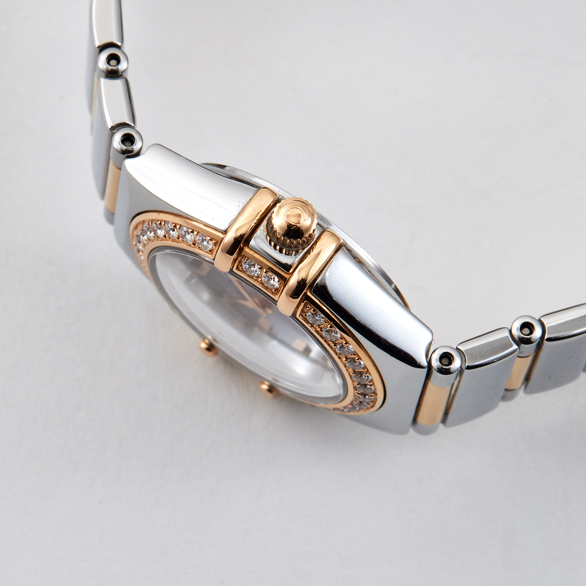 Constellation My Choice Rose Gold & Steel Diamond Blue Dial 22mm Product Image 3