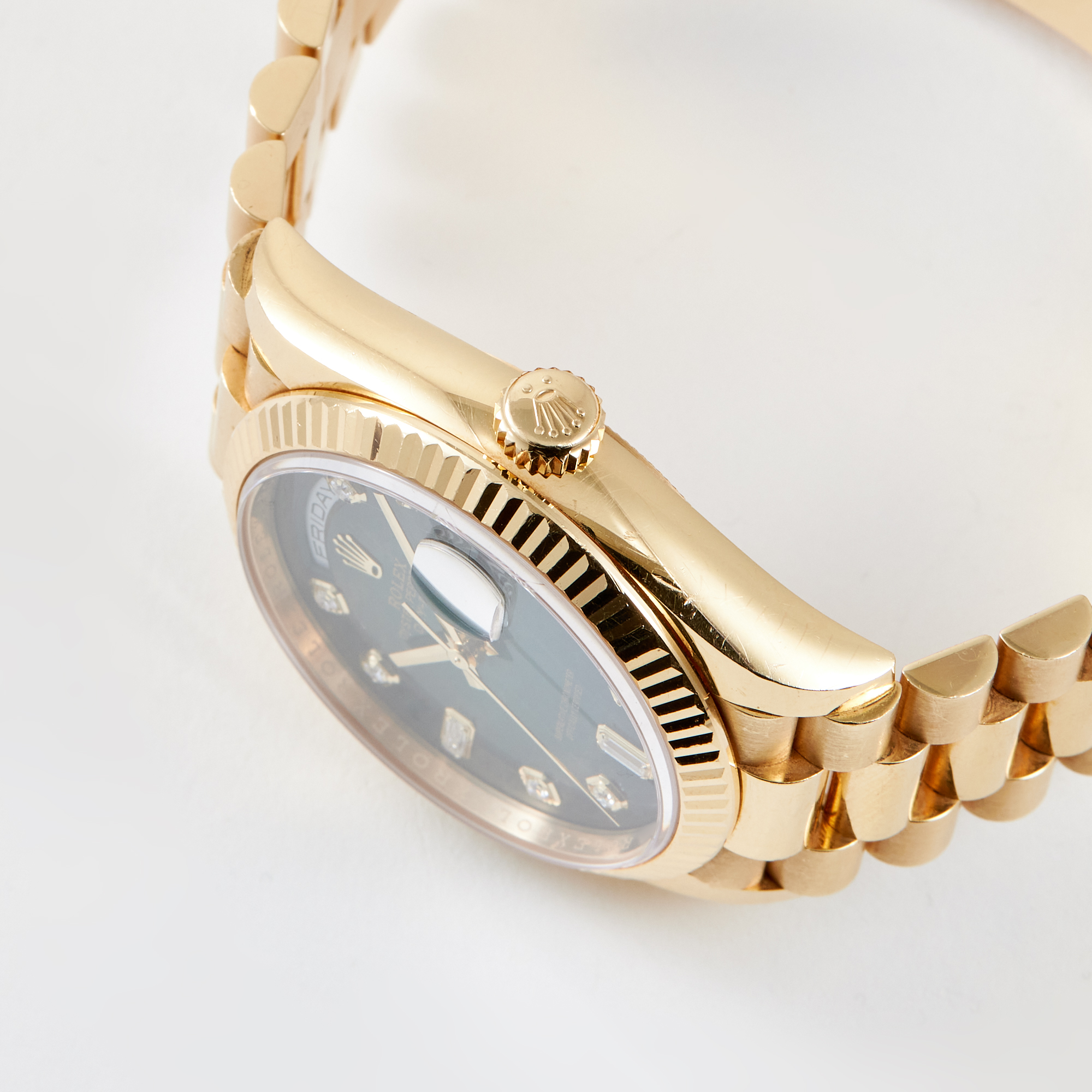 Day-Date Yellow Gold Green Dial 36mm Product Image 3