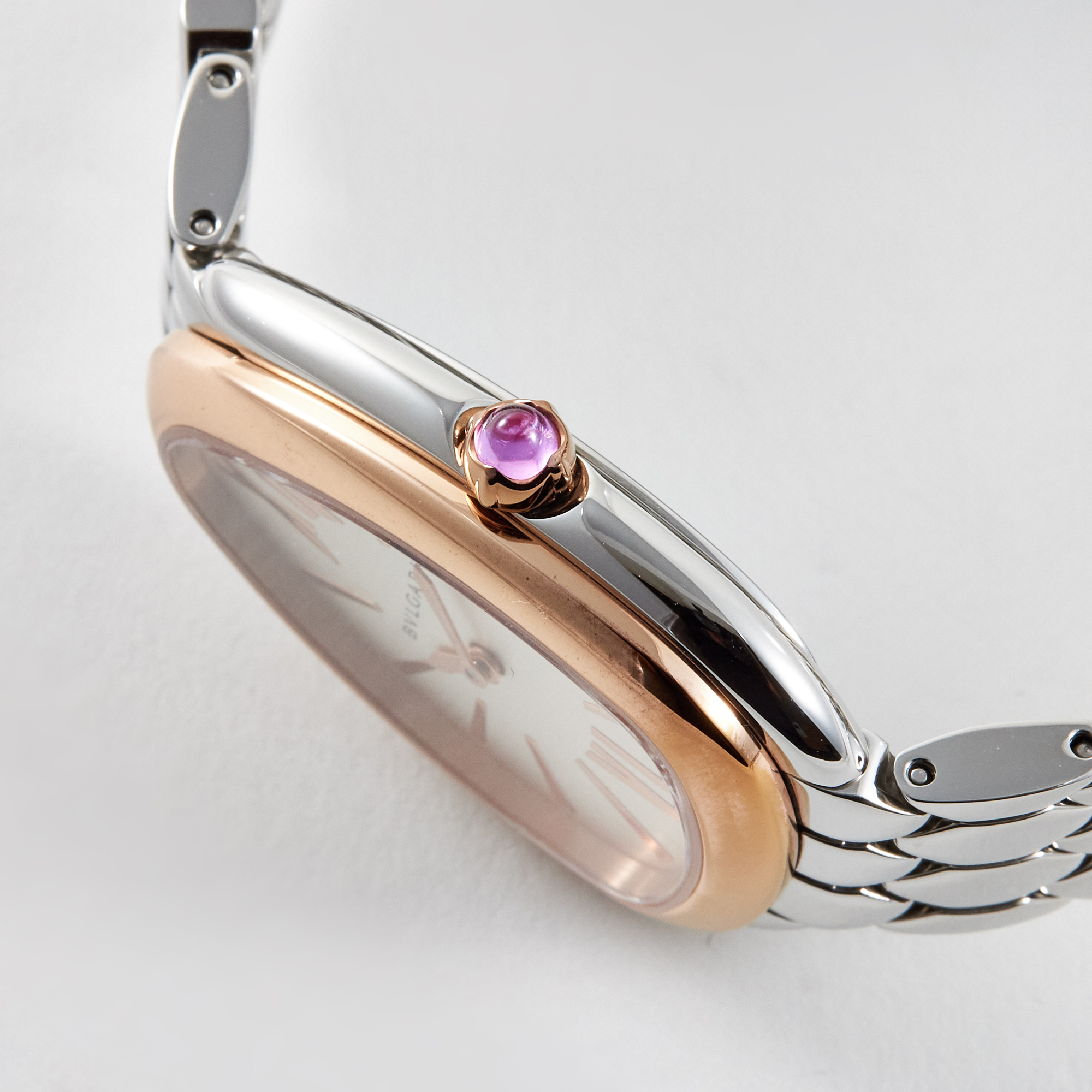Serpenti Seduttori Rose Gold & Steel White Dial 33mm Product Image 3