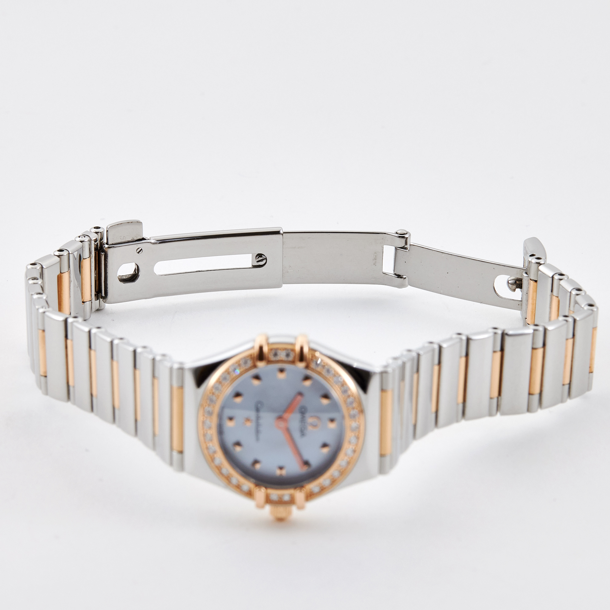Constellation My Choice Rose Gold & Steel Diamond Blue Dial 22mm Product Image 9