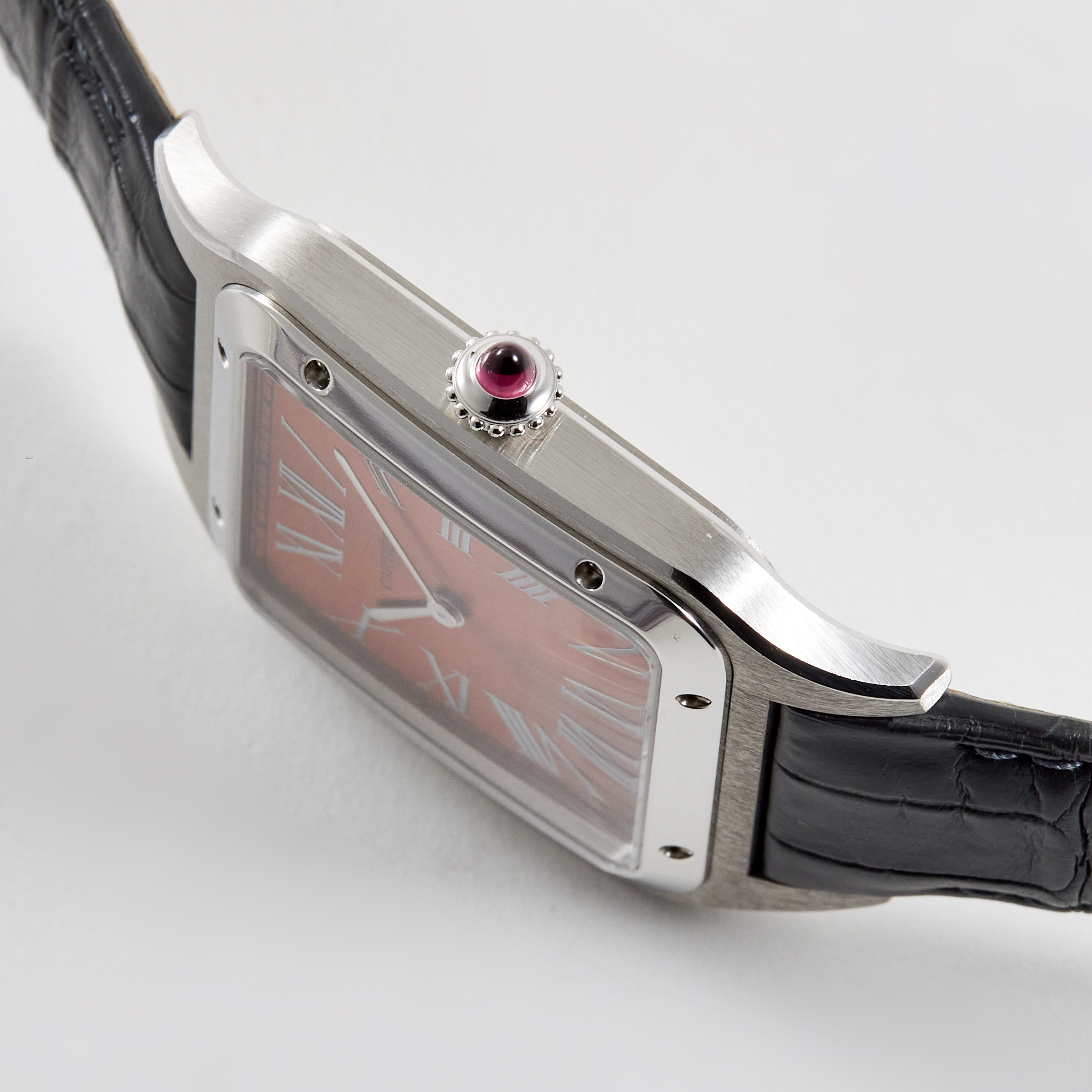 Santos-Dumont Platinum Brown Dial 34mm Product Image 3