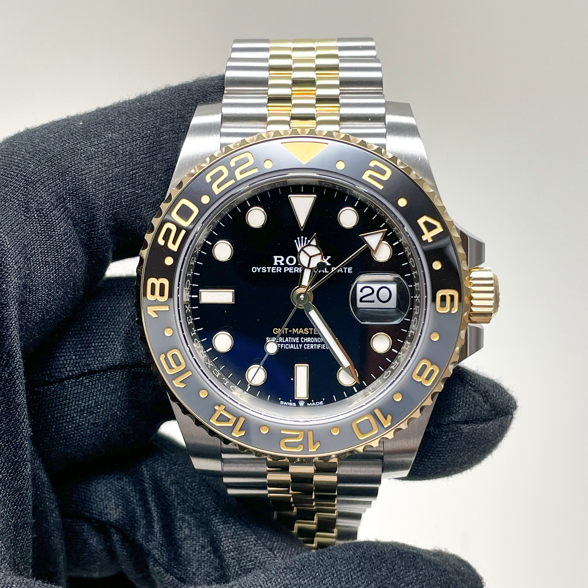 GMT-Master II Yellow Gold & Steel Jubilee Black Dial 40mm Product Image 1