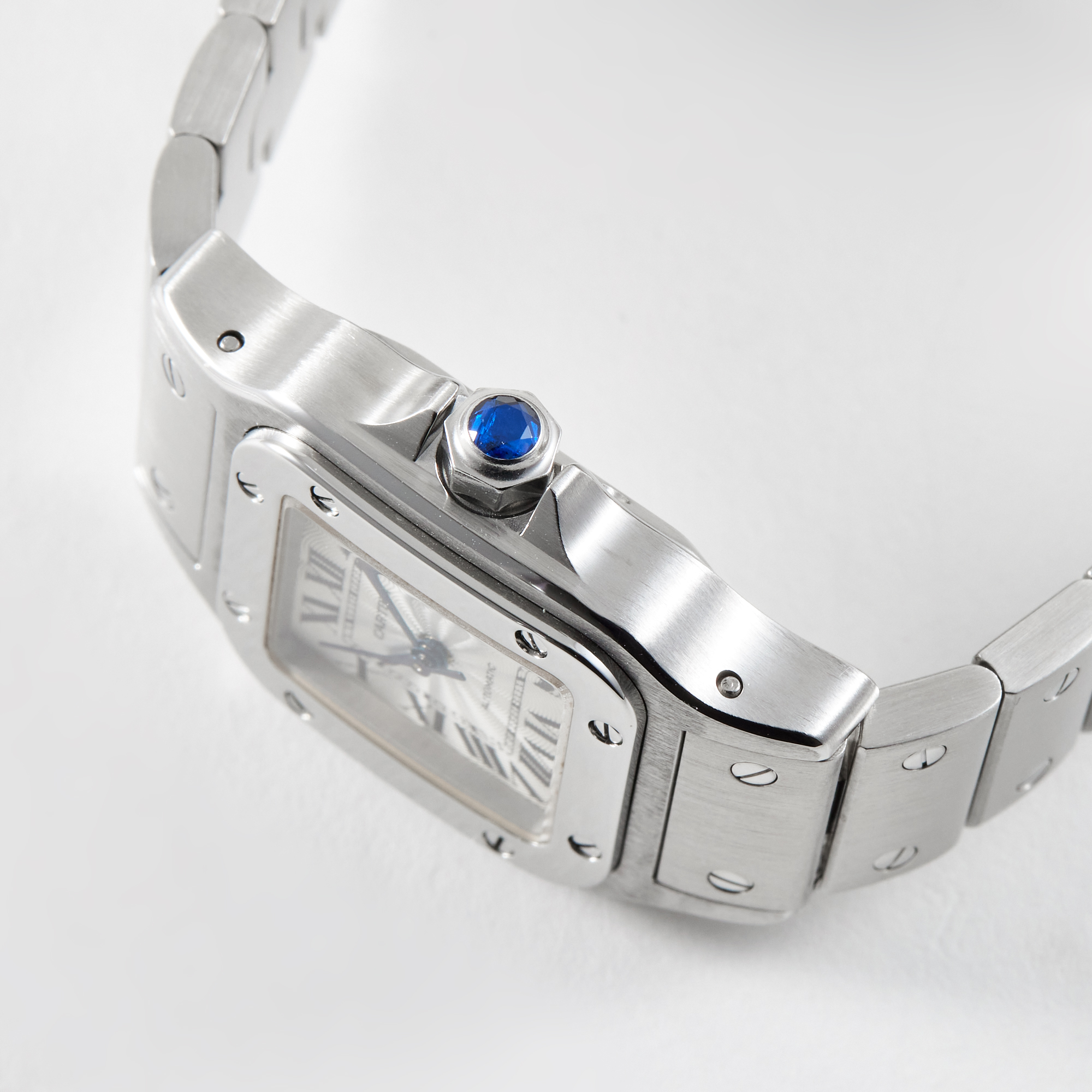 Santos Galbee Steel Silver Dial 24mm Product Image 3