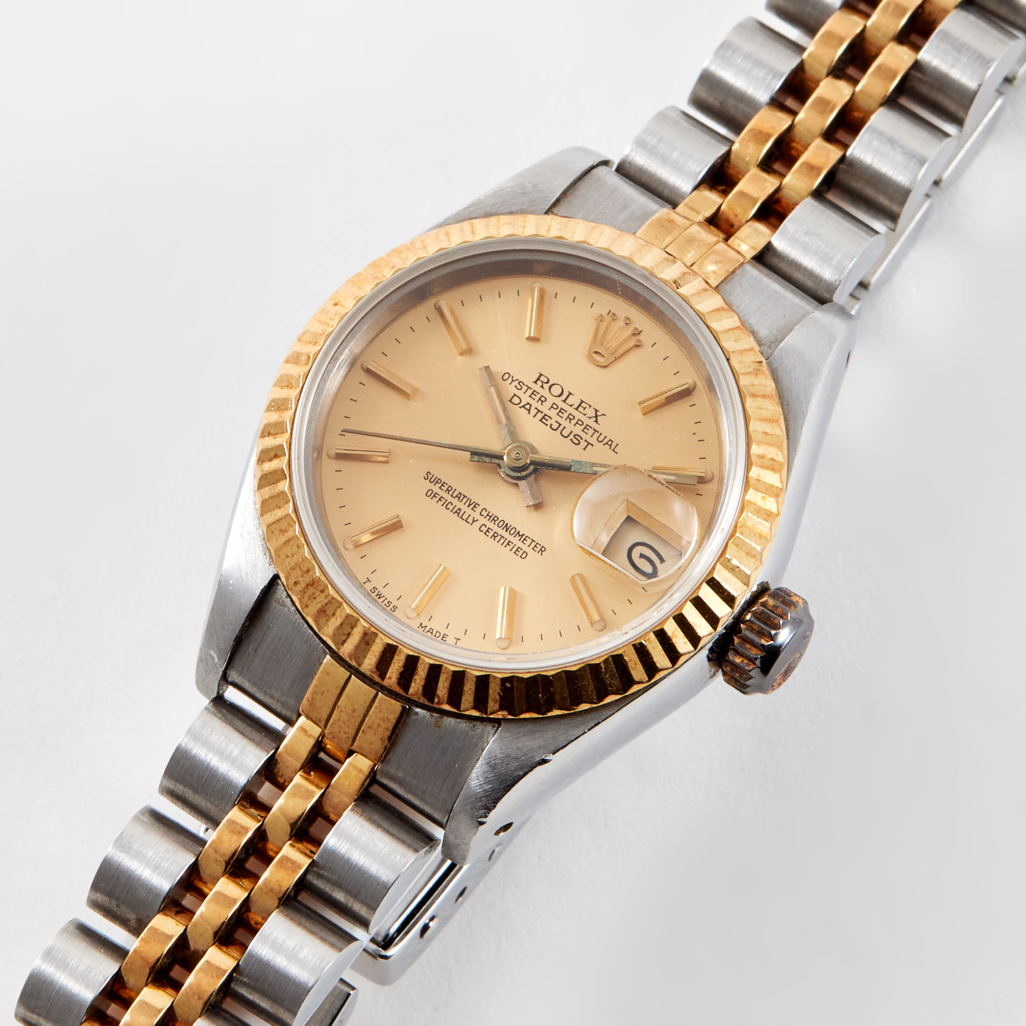 Vintage Lady-Datejust Yellow Gold & Steel Jubilee Champagne Dial 26mm Product Image 1