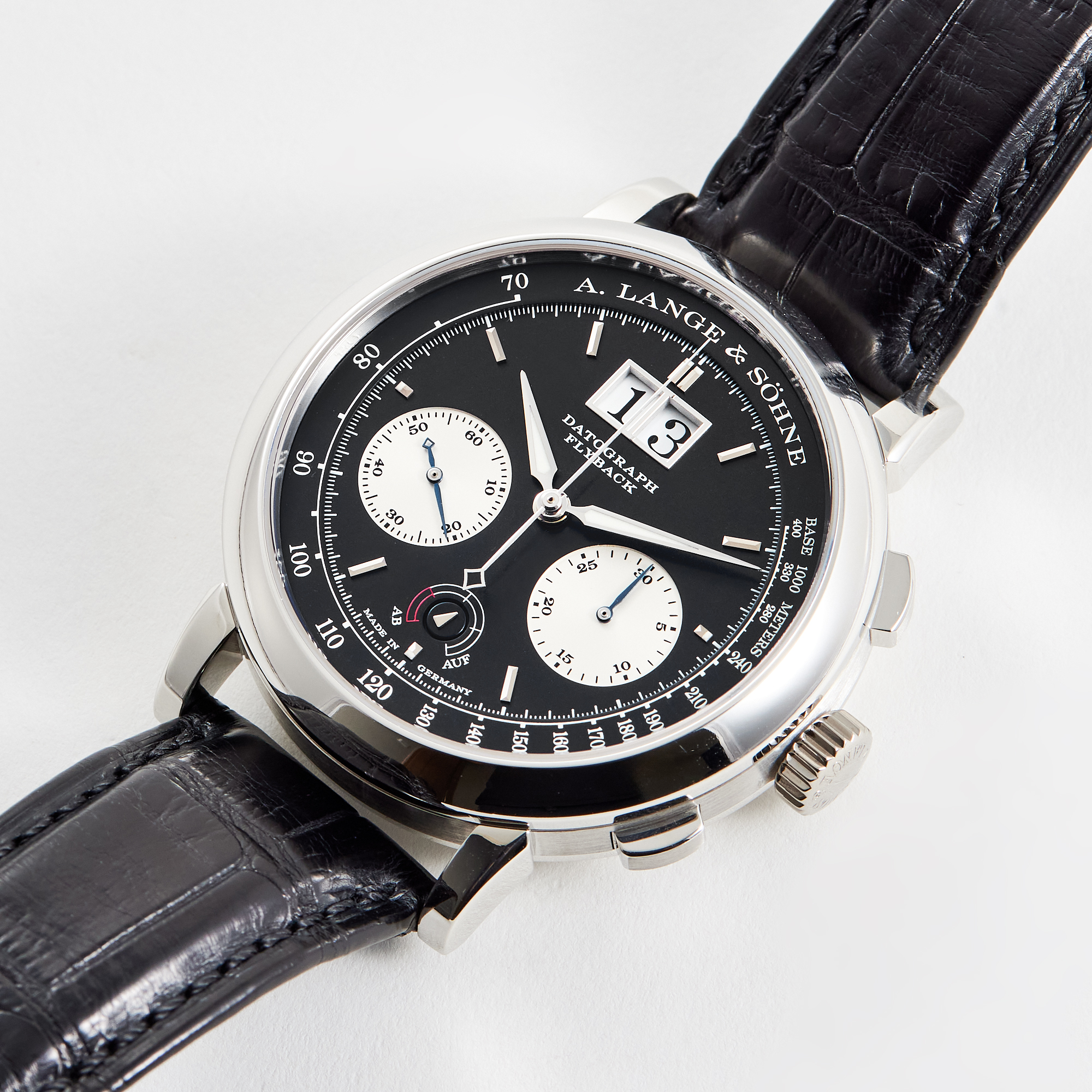 Saxonia Datograph Up/Down Platinum Black Dial 41mm Product Image 1