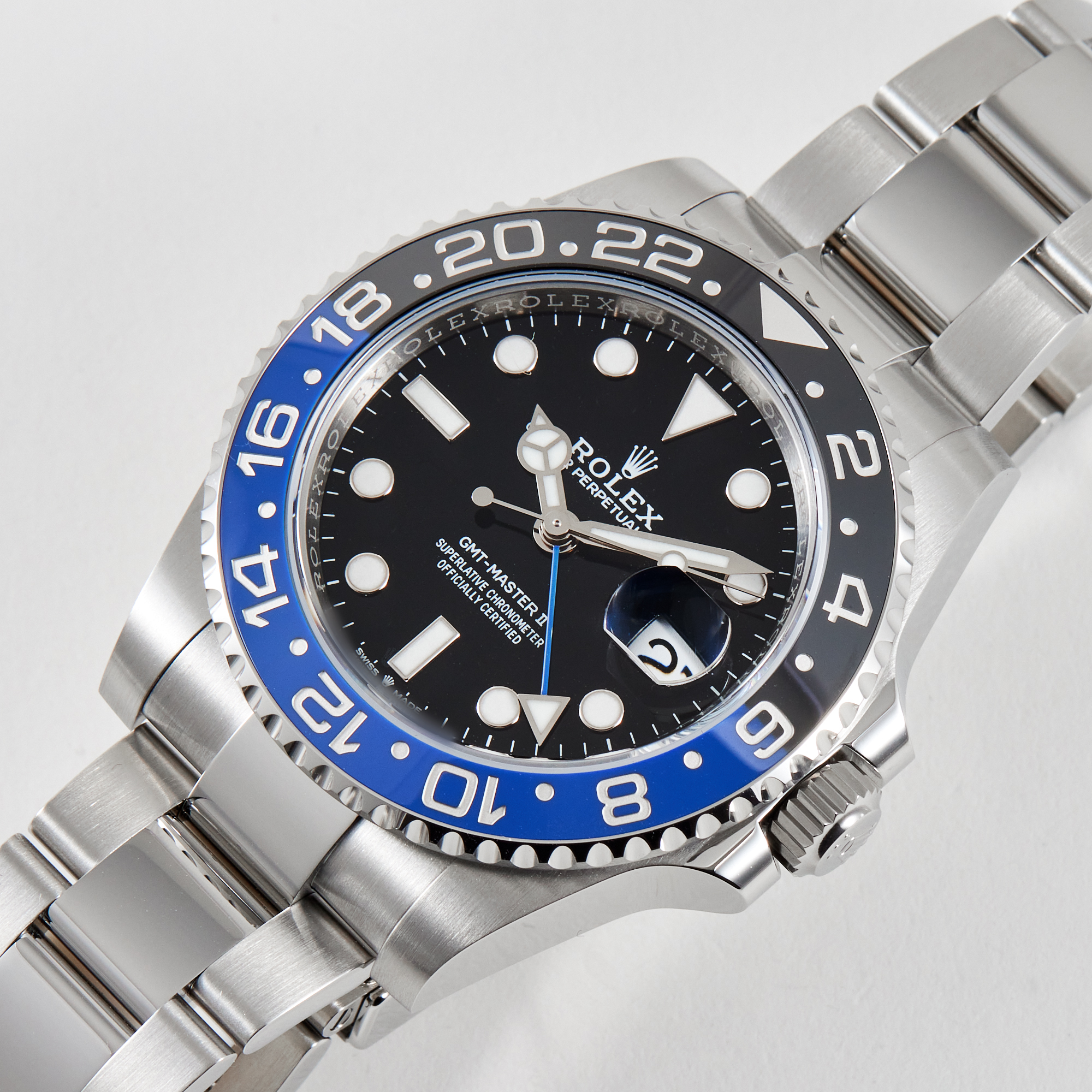 GMT-Master II Steel Black Dial "Batman" 40mm Product Image 1