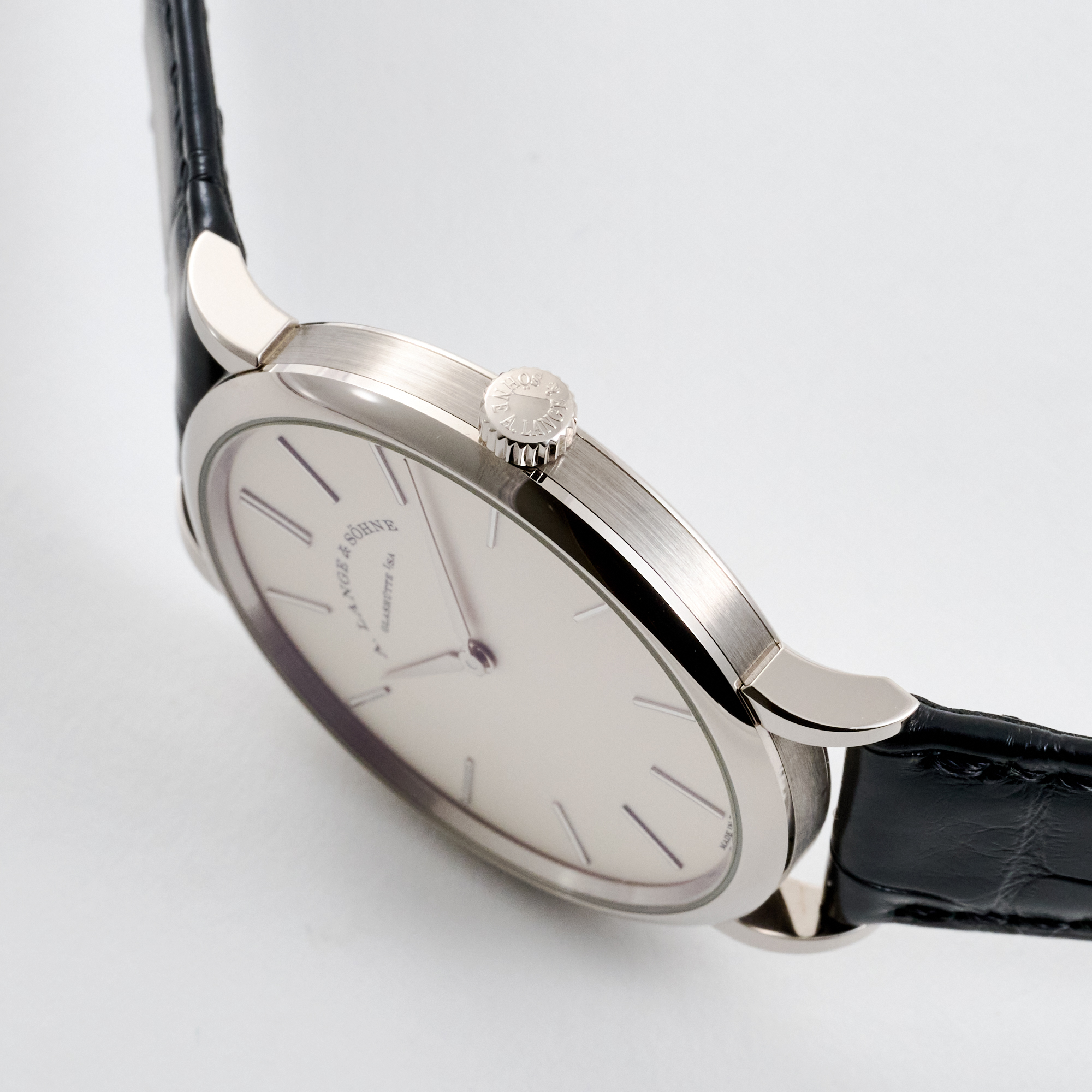 Saxonia Thin White Gold Silver Dial 37mm Product Image 2