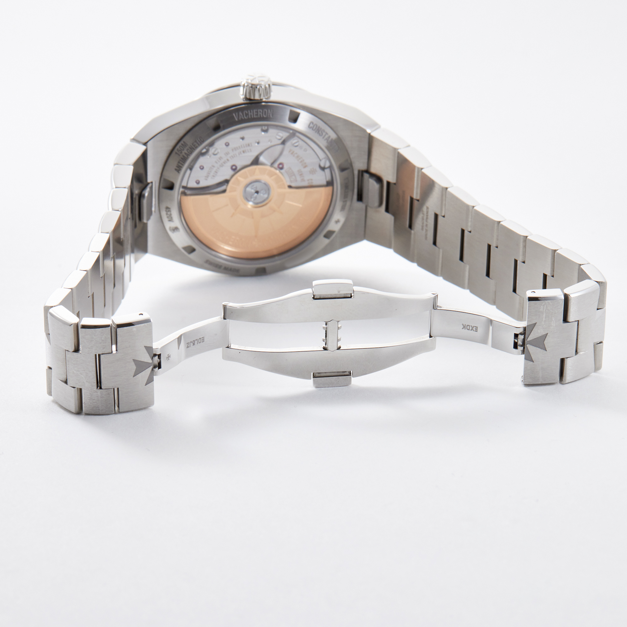 Overseas Date Steel Silver Dial 41mm Product Image 8